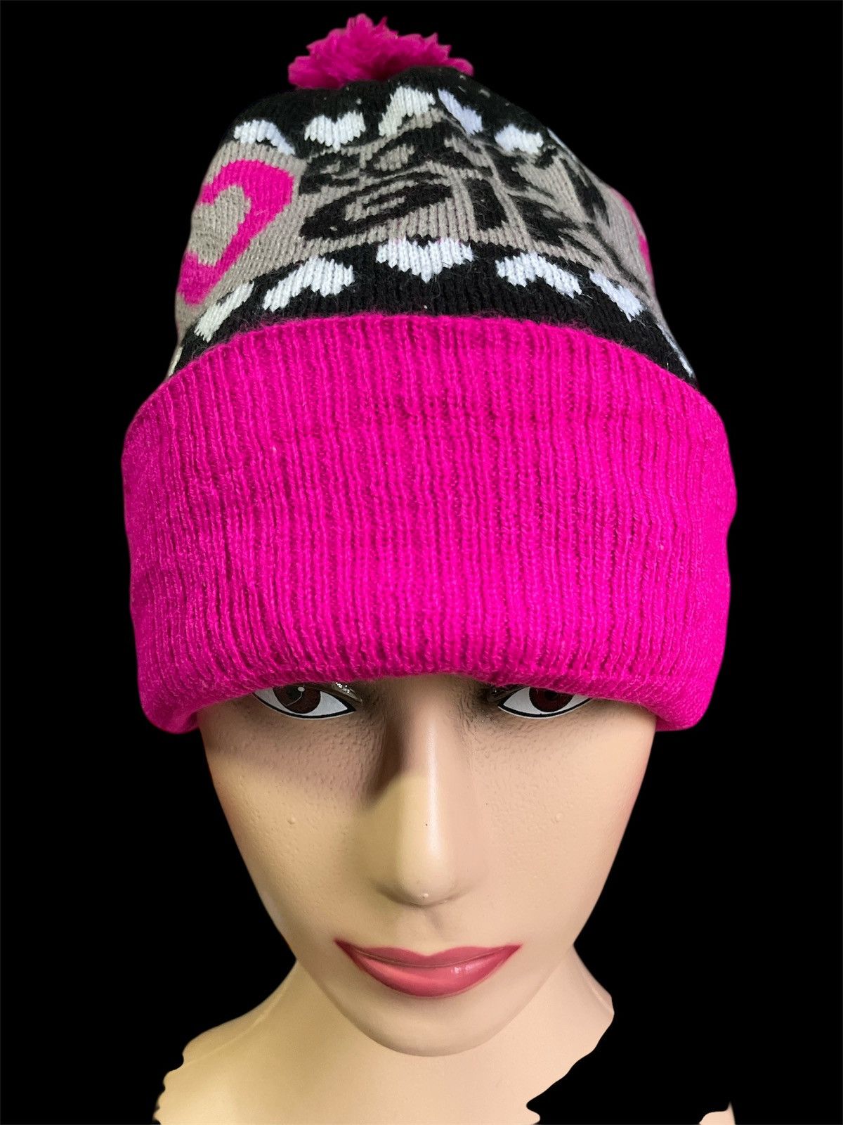 Byborre × Kapital ROCK’N GIRL 73 beanie Size ONE SIZE - 3 Thumbnail
