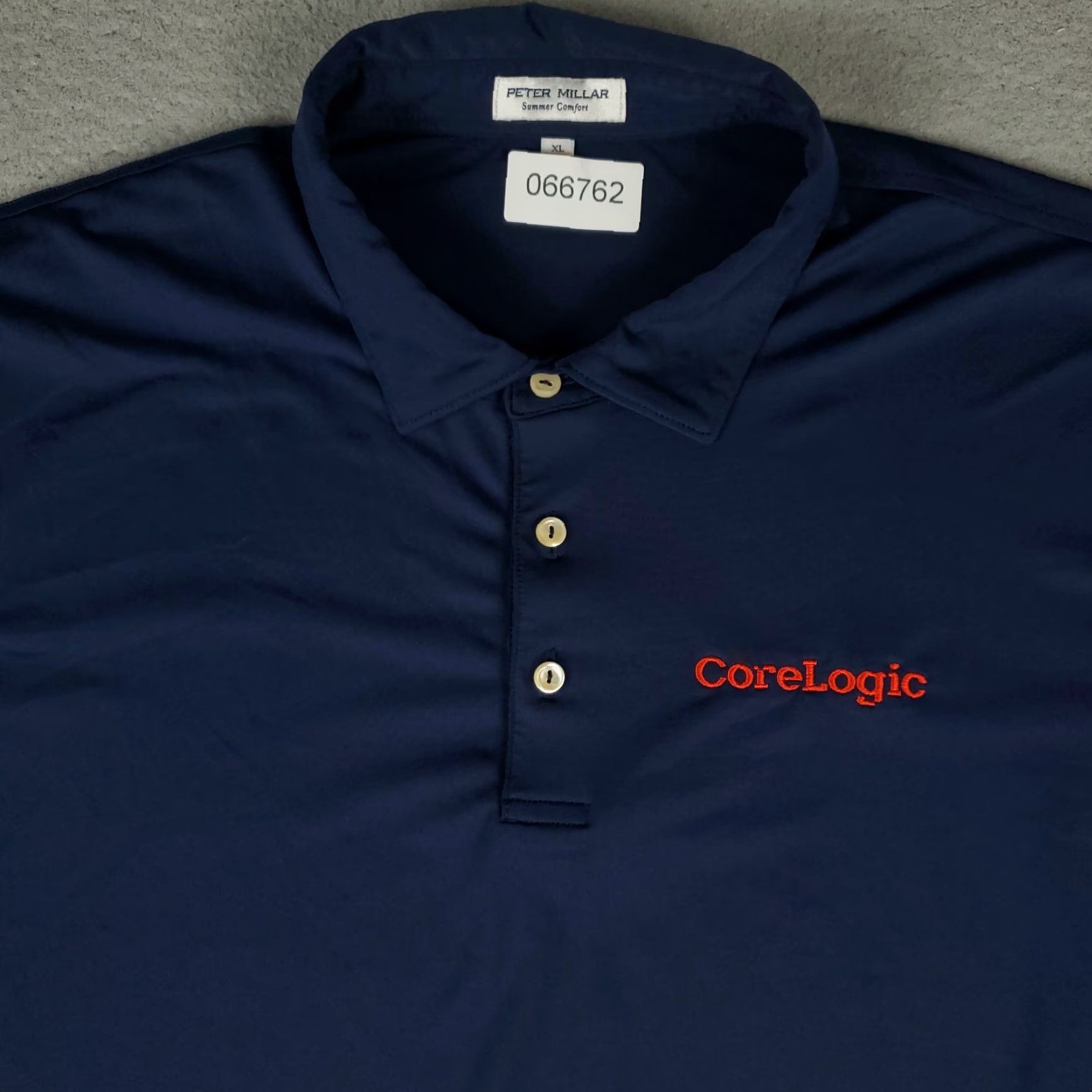 Peter Millar Peter Millar Polo Shirt Mens XL Navy Blue Golf Summer Comfort Short Sleeve Size US XL / EU 56 / 4 - 2 Thumbnail