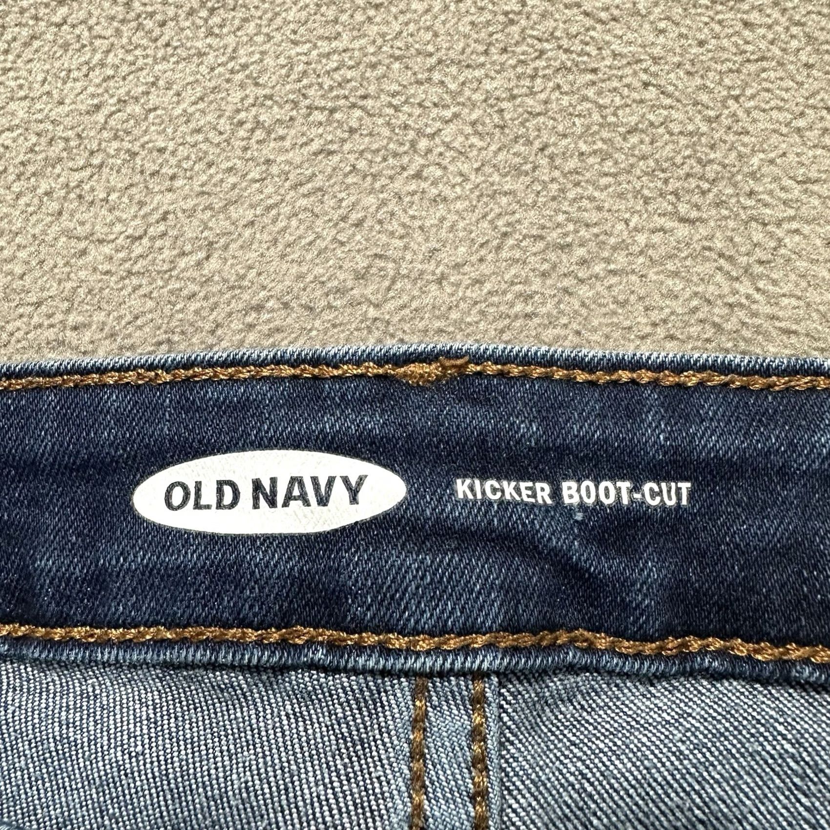 Old Navy Old Navy Womens Jeans 14 Short Blue Denim Stretch Mid-Rise Boot-Cut Kicker GUC Size 36" / US 14 / IT 50 - 3 Thumbnail
