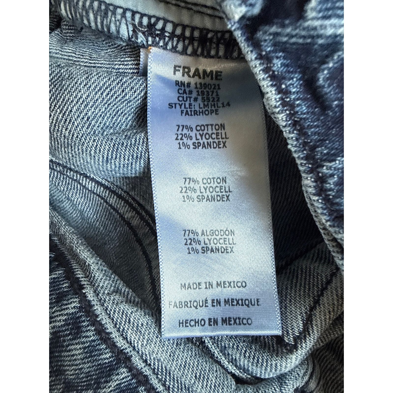 Frame Frame L'Homme Slim Jeans Size 34 Medium Wash Stretch Size US 34 / EU 50 - 6 Thumbnail
