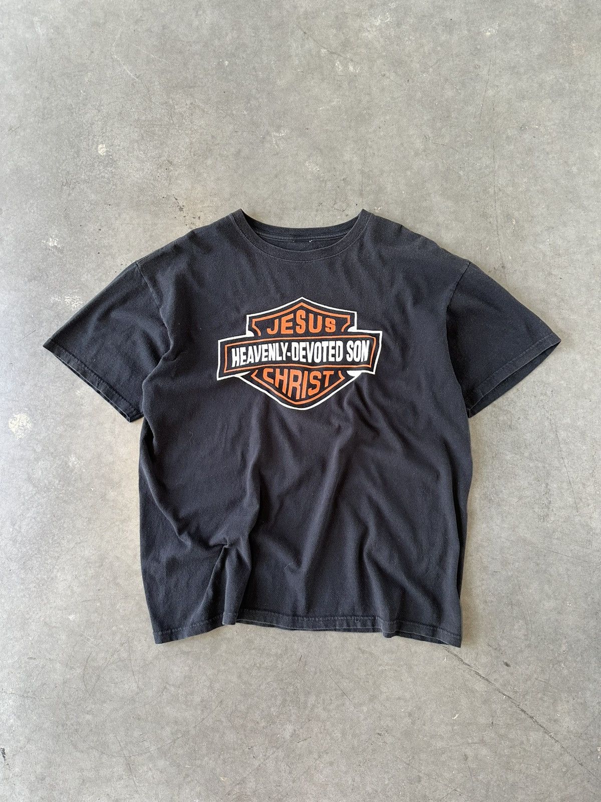 超希少‼️90s Harley Davidson JESUS vintage L Harley davidson jesus t - Gem