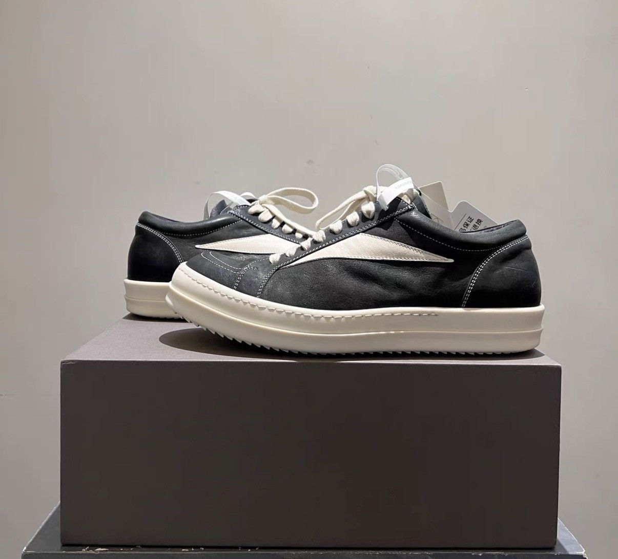 Rick Owens Rick Owens Mainline Brushed Leather Sneakers Size US 9.5 / EU 42-43 - 3 Thumbnail