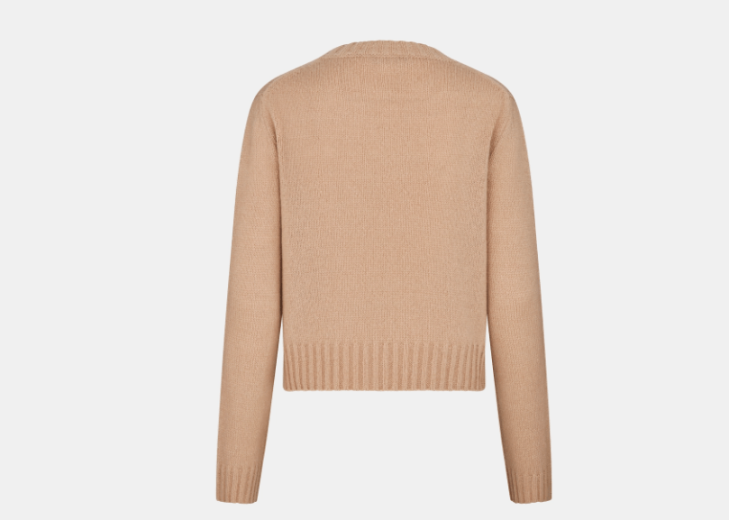 Dior o1w1db11225 454S57 Sweater in Pale Pink/Black Size L / US 10 / IT 46 - 2 Thumbnail