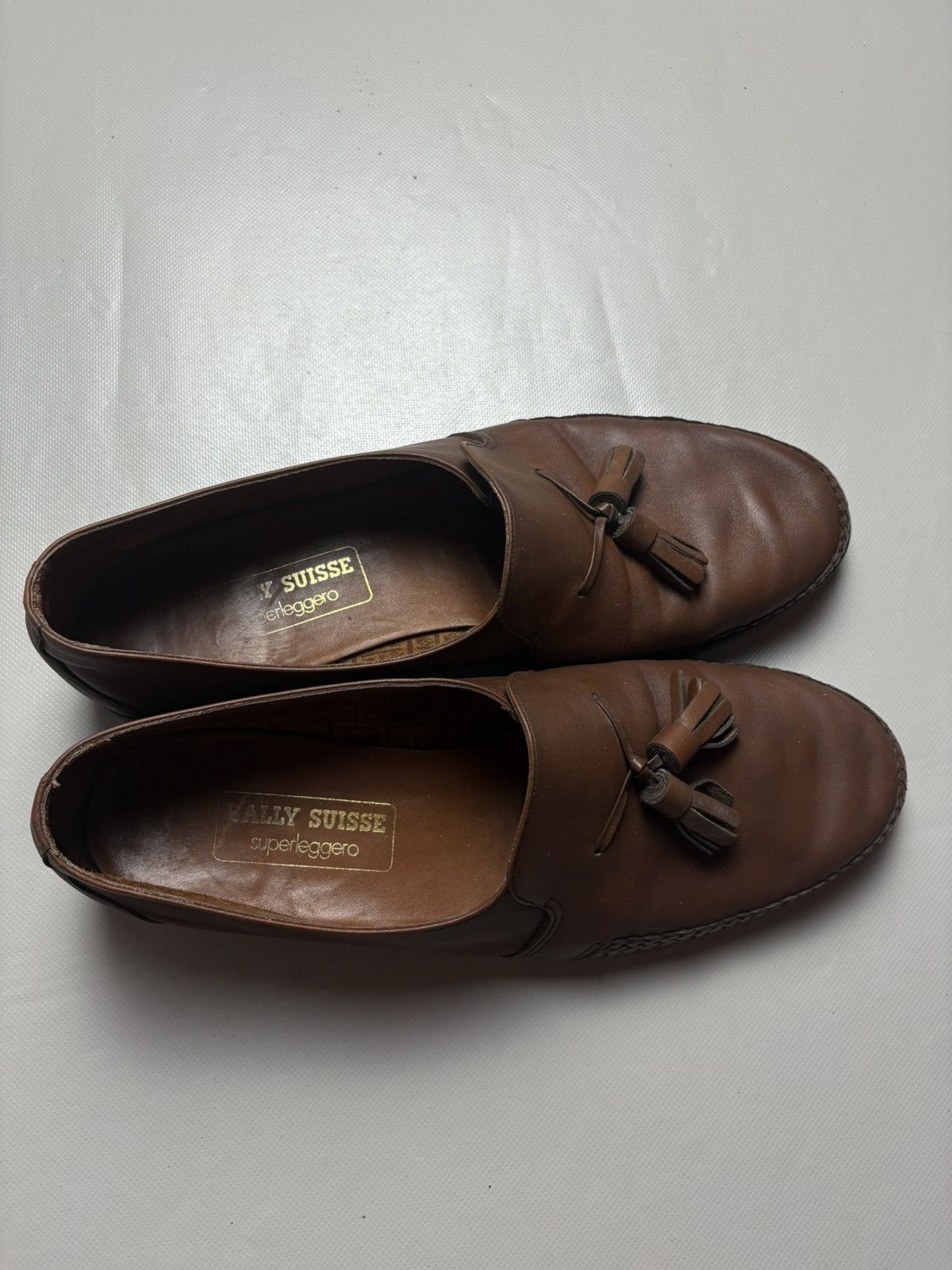 Bally Vintage Bally Leather Loafers Size US 11 / EU 44 - 2 Thumbnail