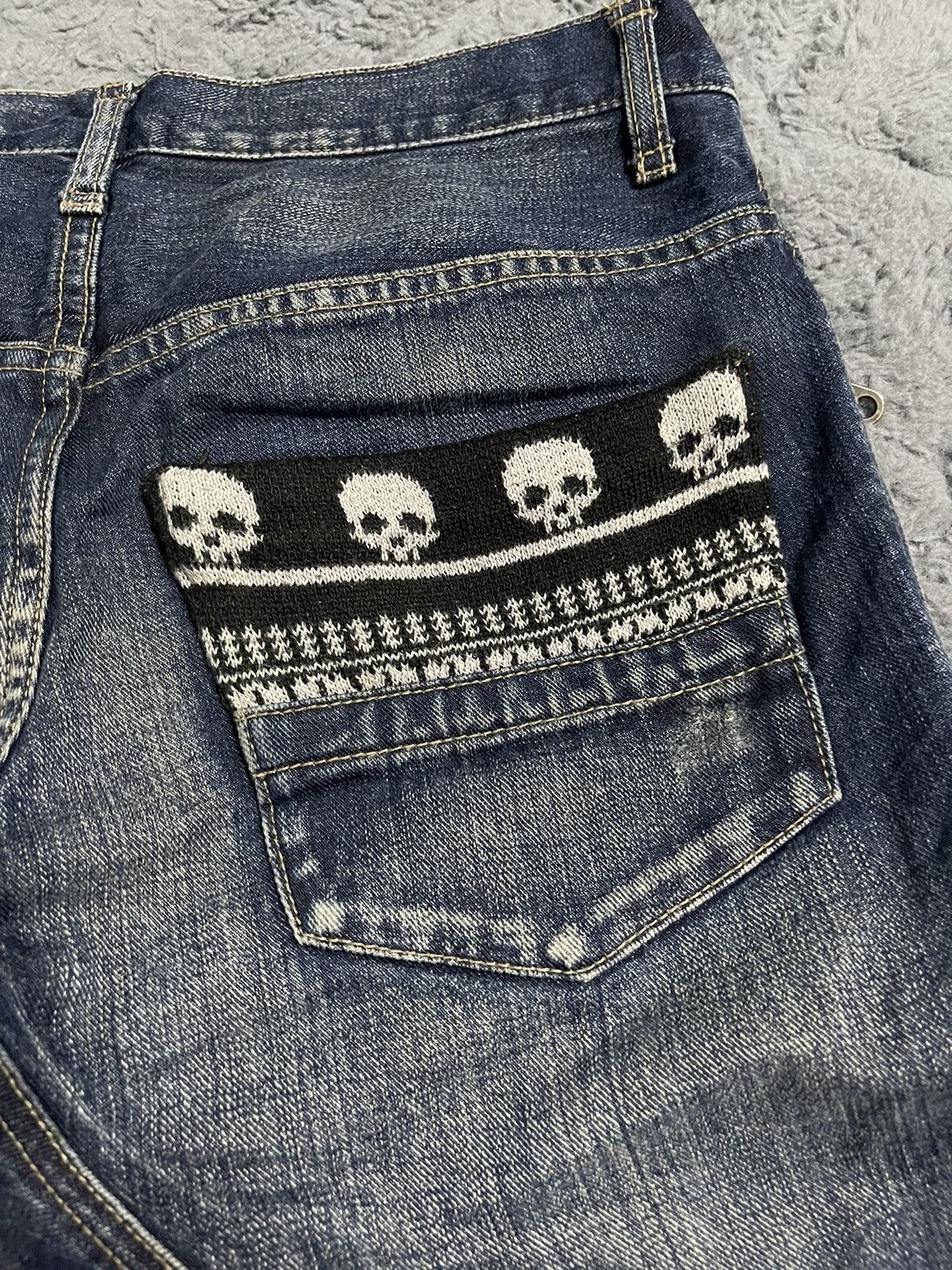PPFM PPFM Skull Jeans Size US 32 / EU 48 - 6 Thumbnail