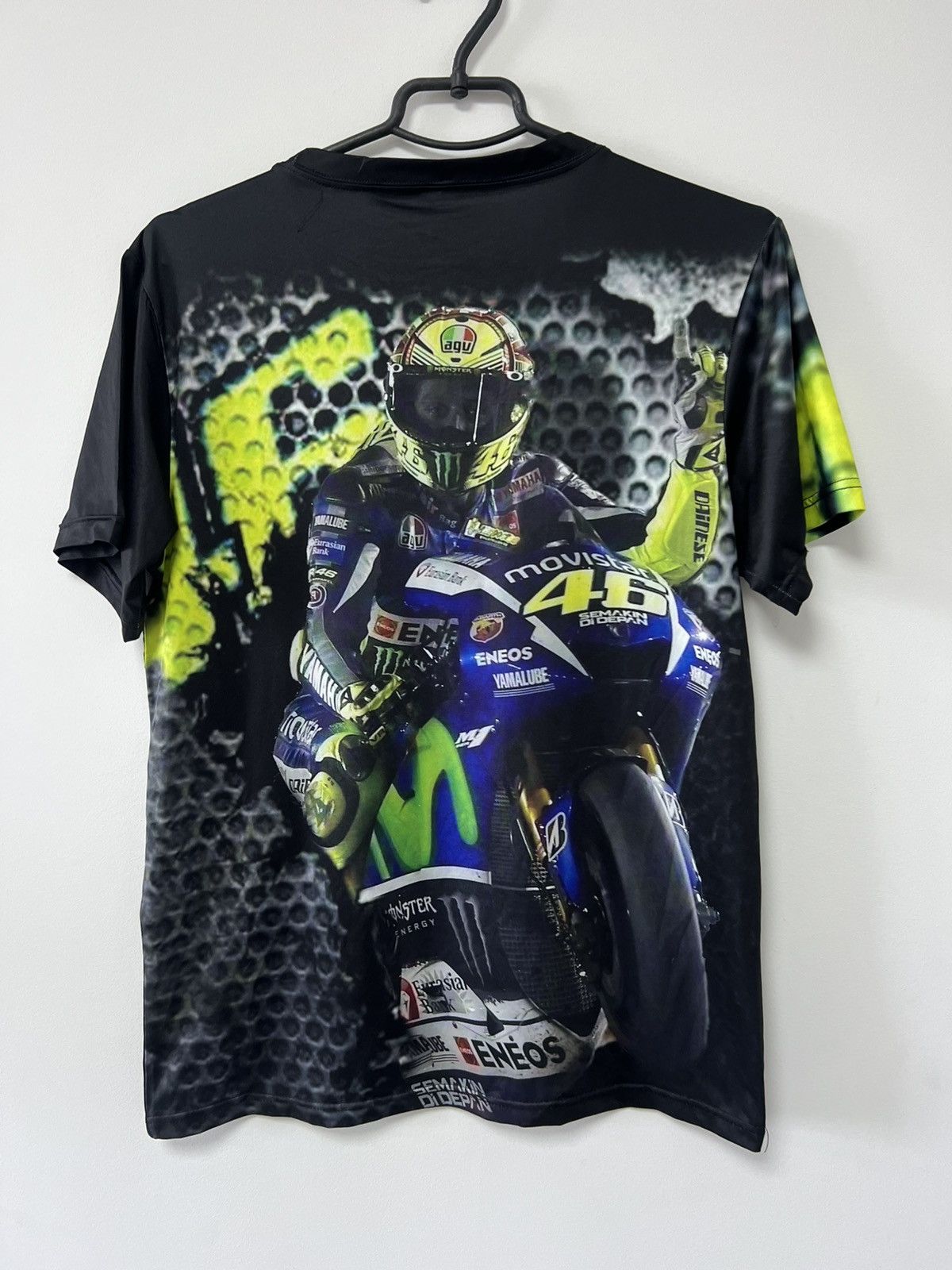 Vintage Valentino Rossi Racing VR46 Jersey Yamaha Motorcycle sz M Size US M / EU 48-50 / 2 - 14 Thumbnail