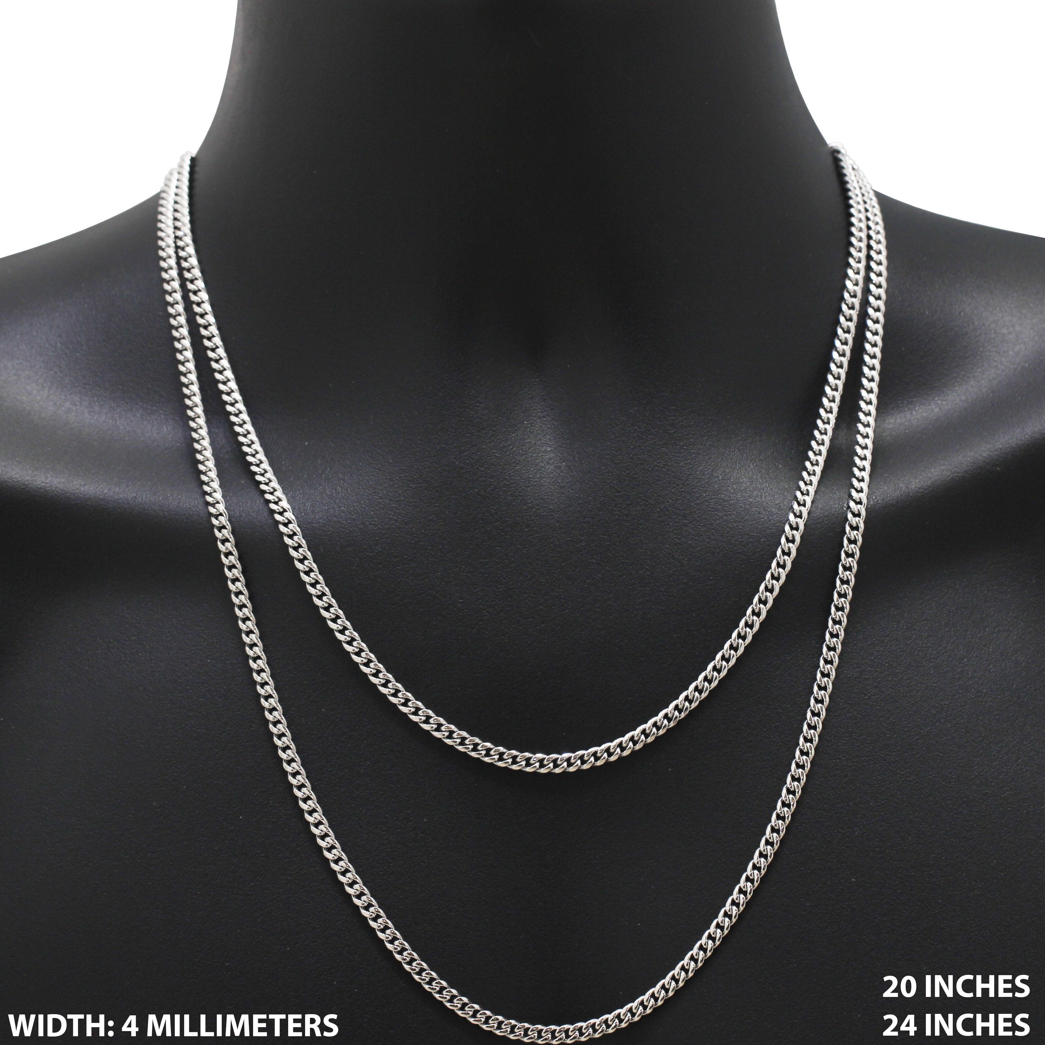 Other 316L SS 4mm Miami Cuban Link Chain Necklace 24” Size ONE SIZE - 1 Thumbnail