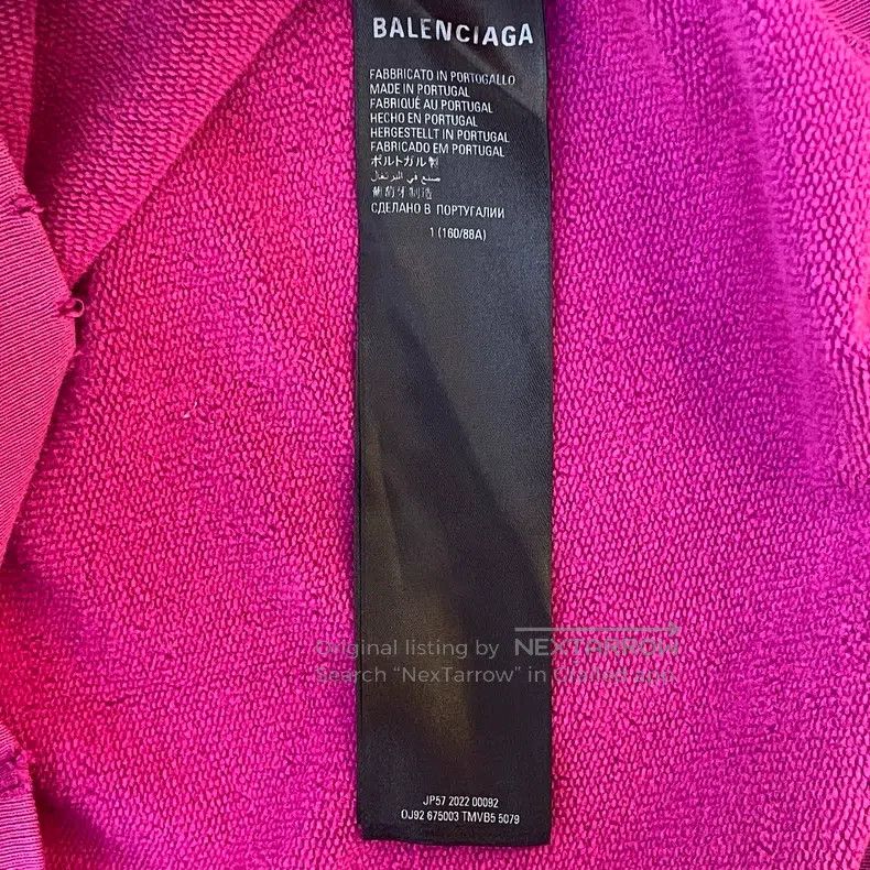 Balenciaga Balenciaga Logo Embroidered Loose Fit Hoodie Size S / US 4 / IT 40 - 8 Thumbnail