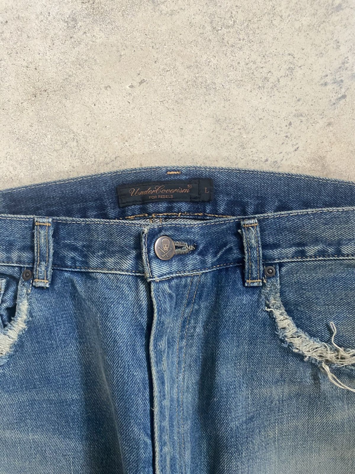 Undercover Undercover Red yarn 68 denim Size US 32 / EU 48 - 2 Thumbnail