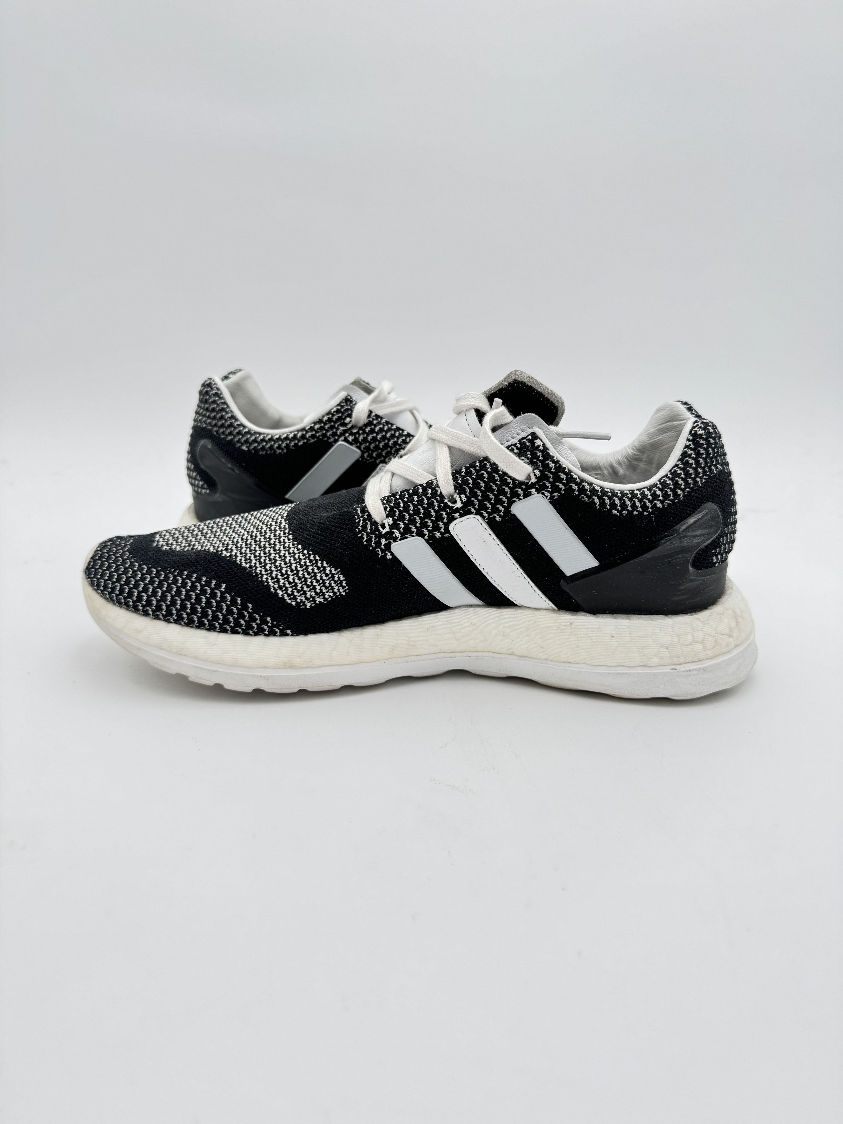 Adidas × Y-3 adidas Y-3 Pureboost ZG Knit Black White OG Size US 9 / EU 42 - 6 Thumbnail