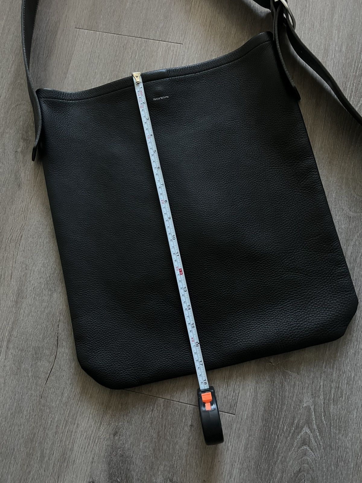Hender Scheme Black leather belt bag similar to Vuja De theo bag Size ONE SIZE - 6 Thumbnail