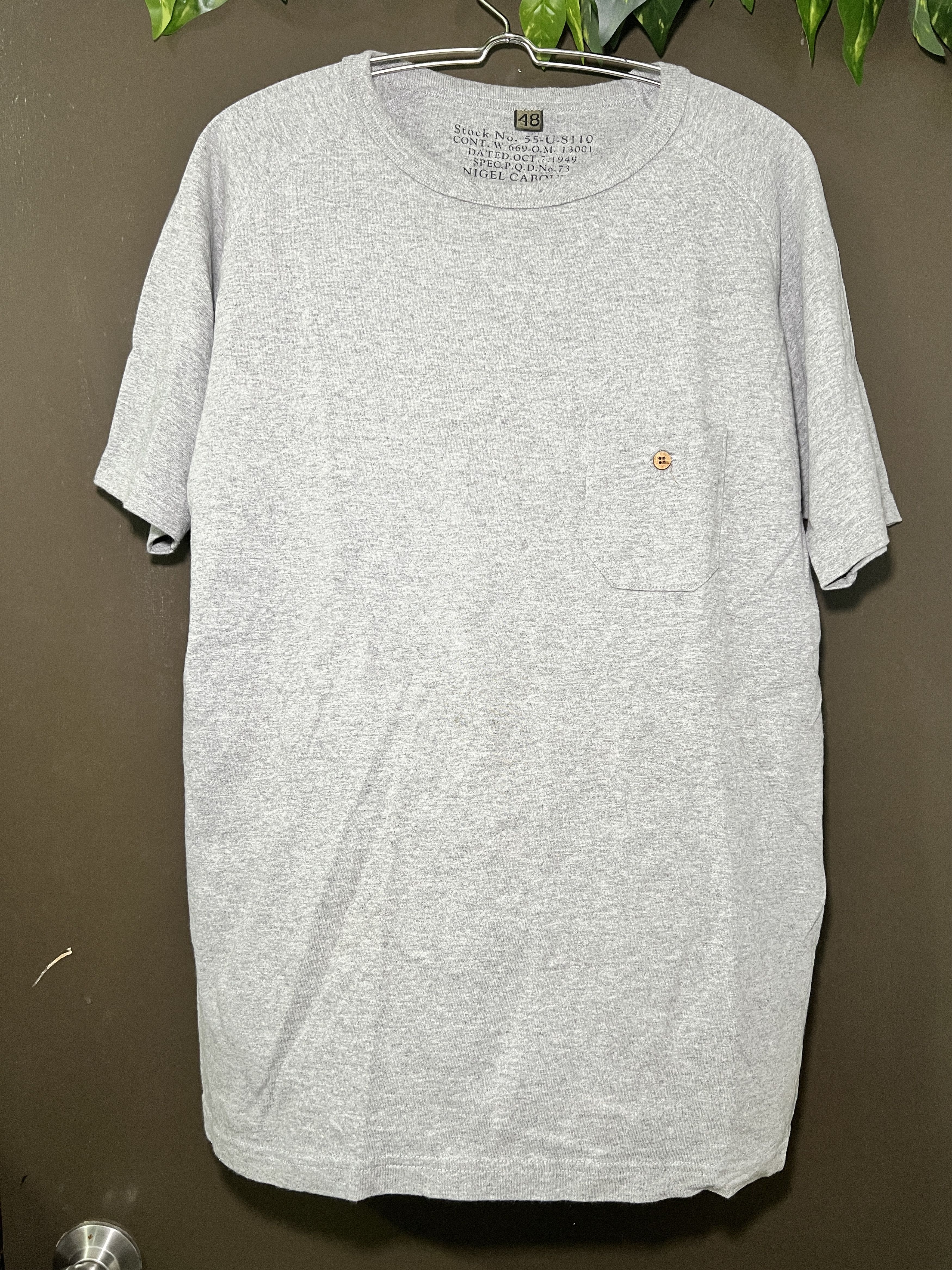 Nigel Cabourn Nigel Cabourn Essential Single Pocket Tee Size US M / EU 48-50 / 2 - 1 Thumbnail