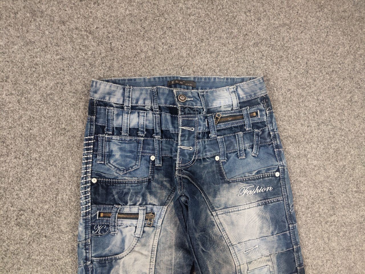 Le Grande Bleu (L.G.B.) Vintage Y2k Kosmo Japan if six was nine Embroidered Jeans Size US 32 / EU 48 - 5 Thumbnail