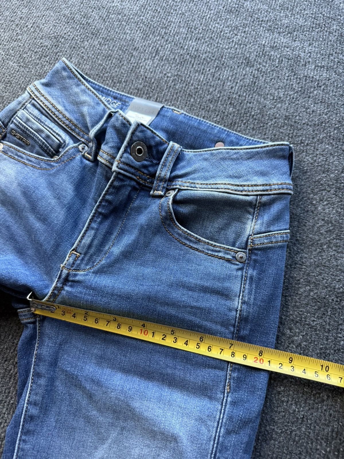 G-Star NWT 00s G-Star RAW Midge Mid Straight Jeans Blue W23 Y2K Size 23" - 23 Thumbnail