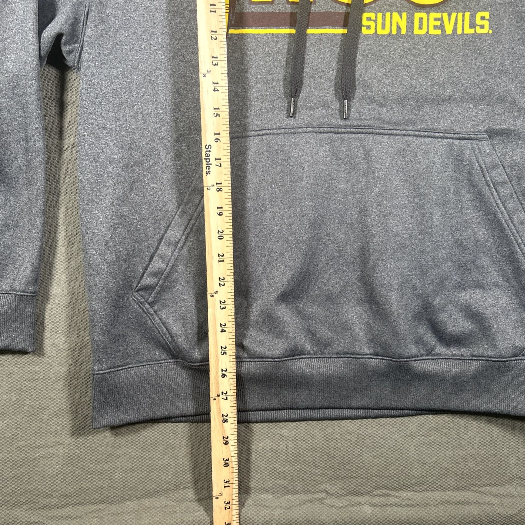Under Armour ASU Sun Devils Under Armour Hoodie Sweatshirt Mens XL Gray Loose Fit Size US XL / EU 56 / 4 - 4 Thumbnail