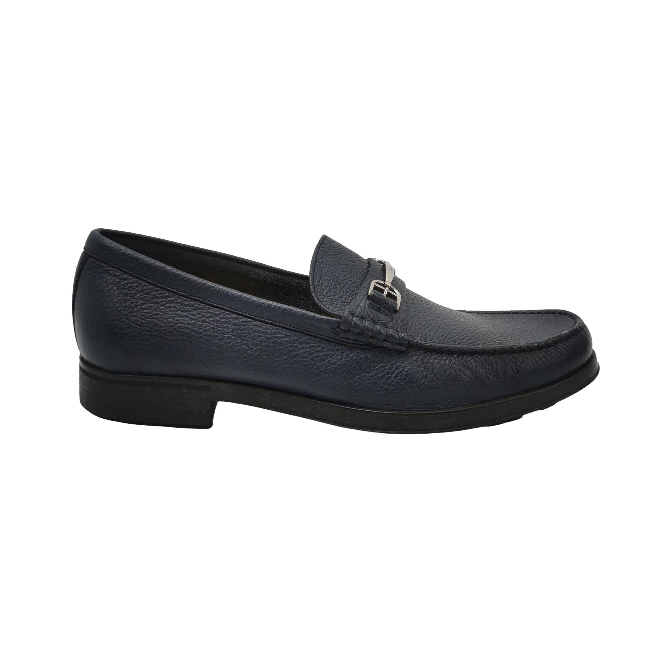 Bally Bally Grained Leather Bit Loafers EU 42.5 Size US 9 / EU 42 - 1 Thumbnail