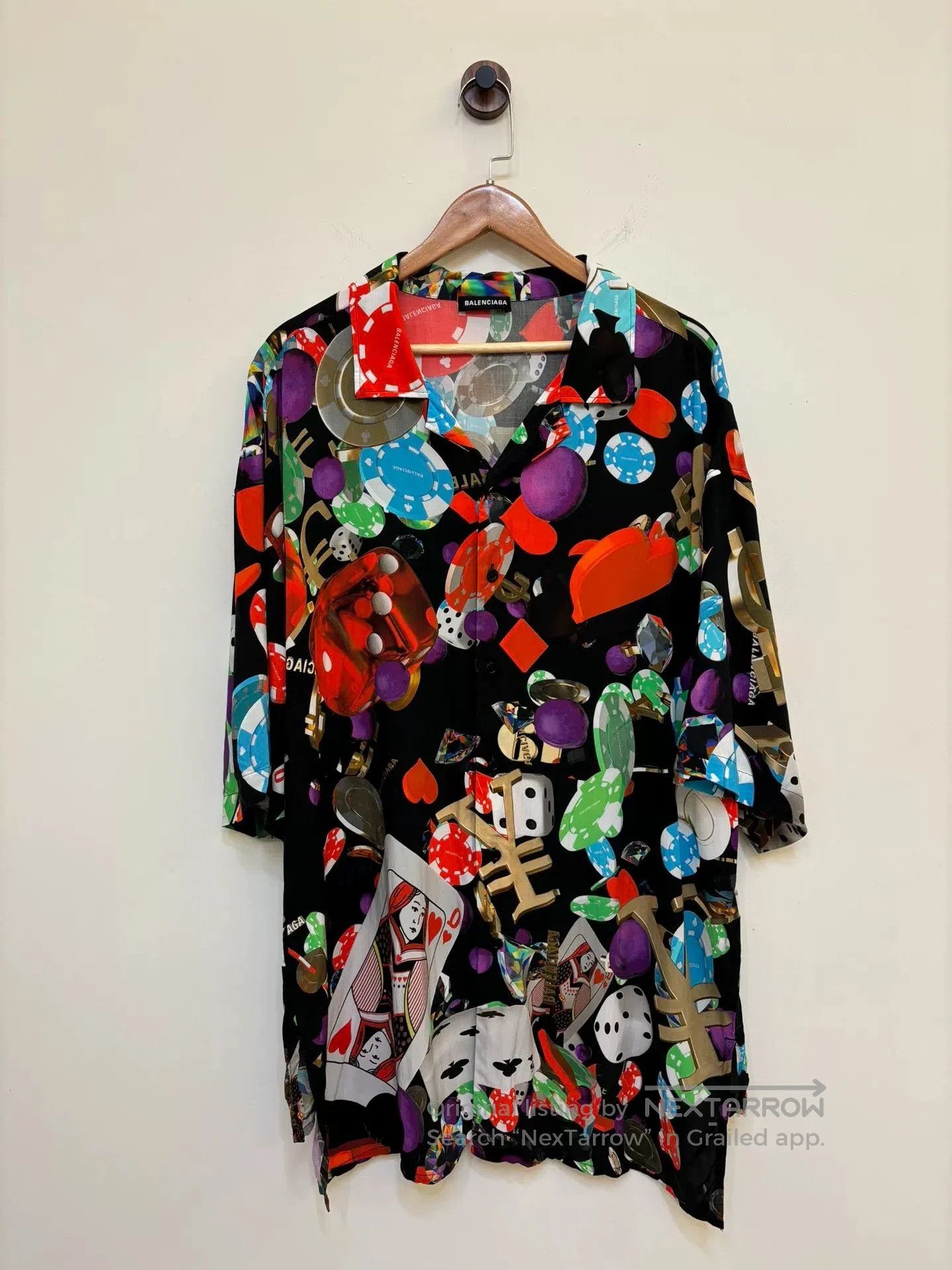Balenciaga Balenciaga Casino Print Shirt. Size US M / EU 48-50 / 2 - 1 Thumbnail