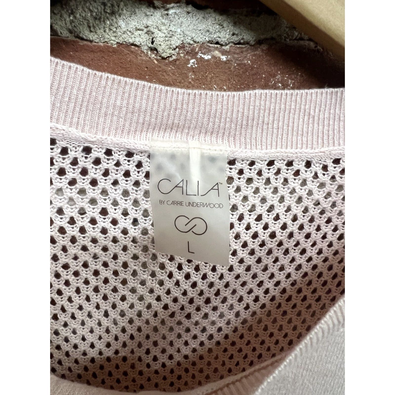 Vintage Calia Pullover Shacket Sweater Knitted Pink Size L Womens Long Sleeve Knit Size L / US 10 / IT 46 - 3 Thumbnail