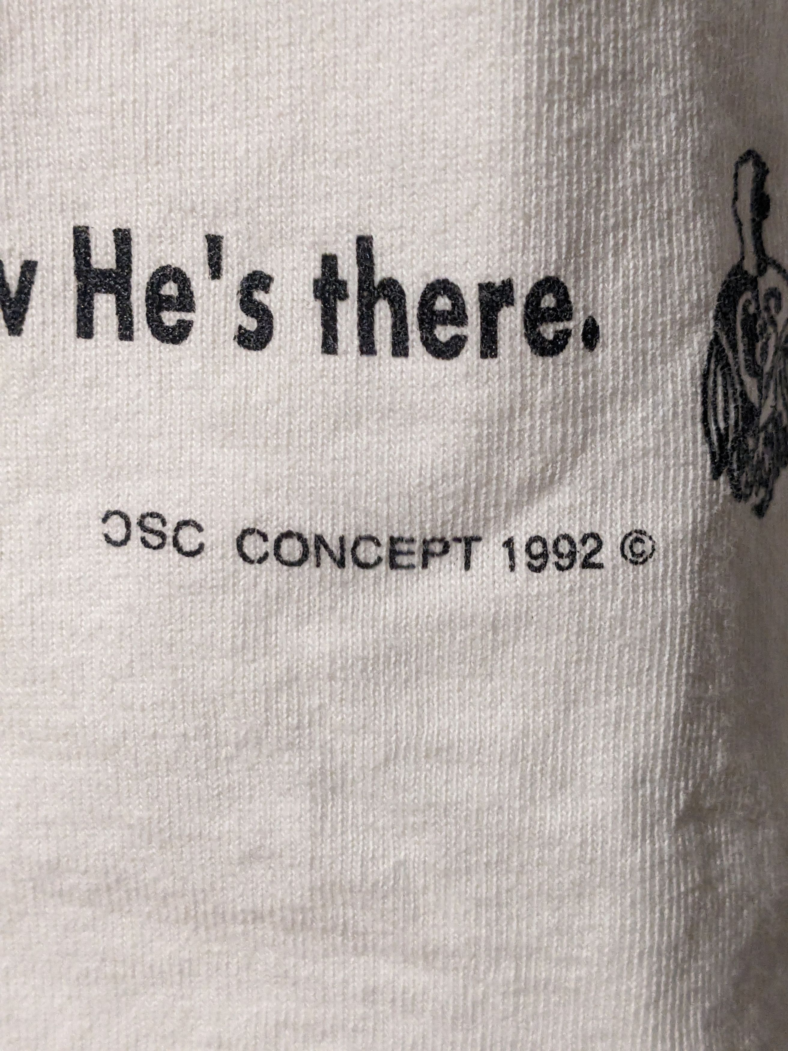 Vintage Vintage 1992 God is Like Humor Comedy Funny Religion T-Shirt Size US XL / EU 56 / 4 - 3 Thumbnail