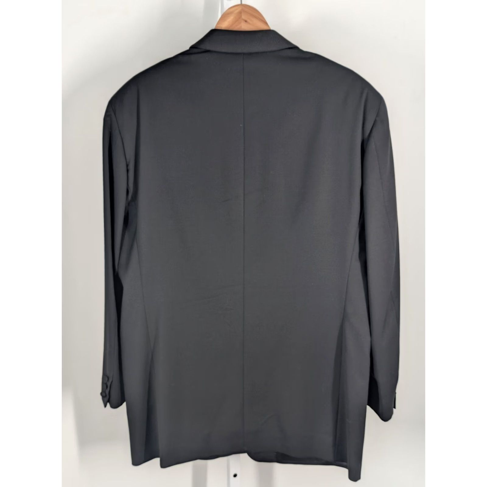 Giorgio Armani Giorgio Armani Tuxedo Jacket Shawl Lapel Size 52 Black Men Formal Suit Jacket 42 Chest Regular Length Italy Emporio Size 42R - 3 Thumbnail