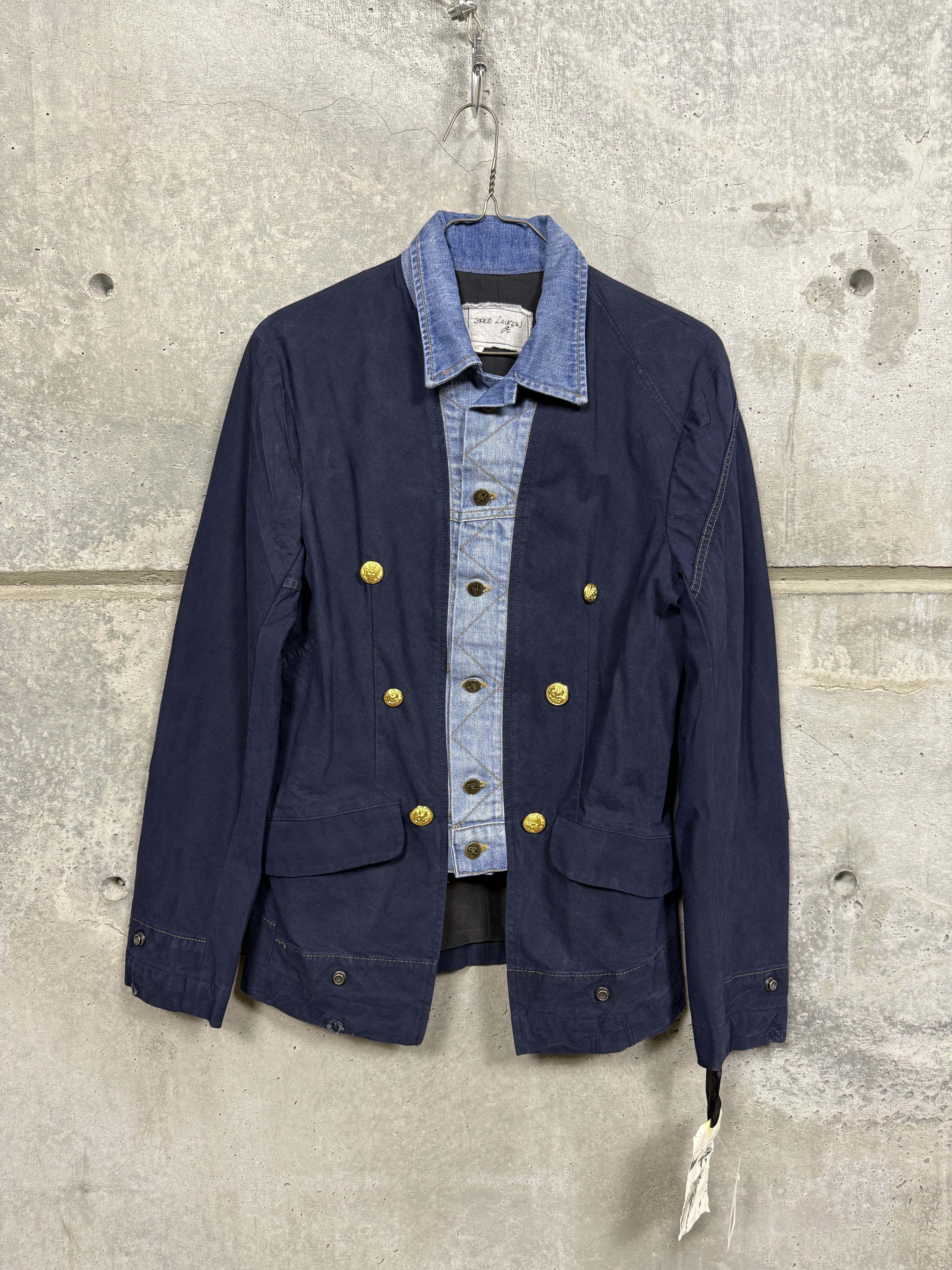 Greg Lauren $1850 Greg Lauren Tent Trucker Front Jacket Size US M / EU 48-50 / 2 - 2 Thumbnail