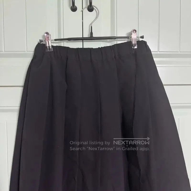 Comme des Garcons COMME des GARÇONS Black Wool Midi Skirt . Size 22" - 6 Thumbnail