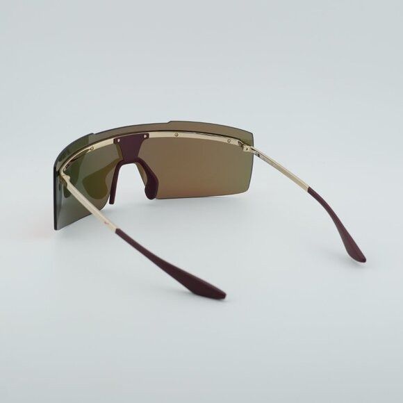 Nike NIKE ECHO SHIELD M F 750 Sunglasses Gold Shield Frame Size ONE SIZE - 7 Thumbnail