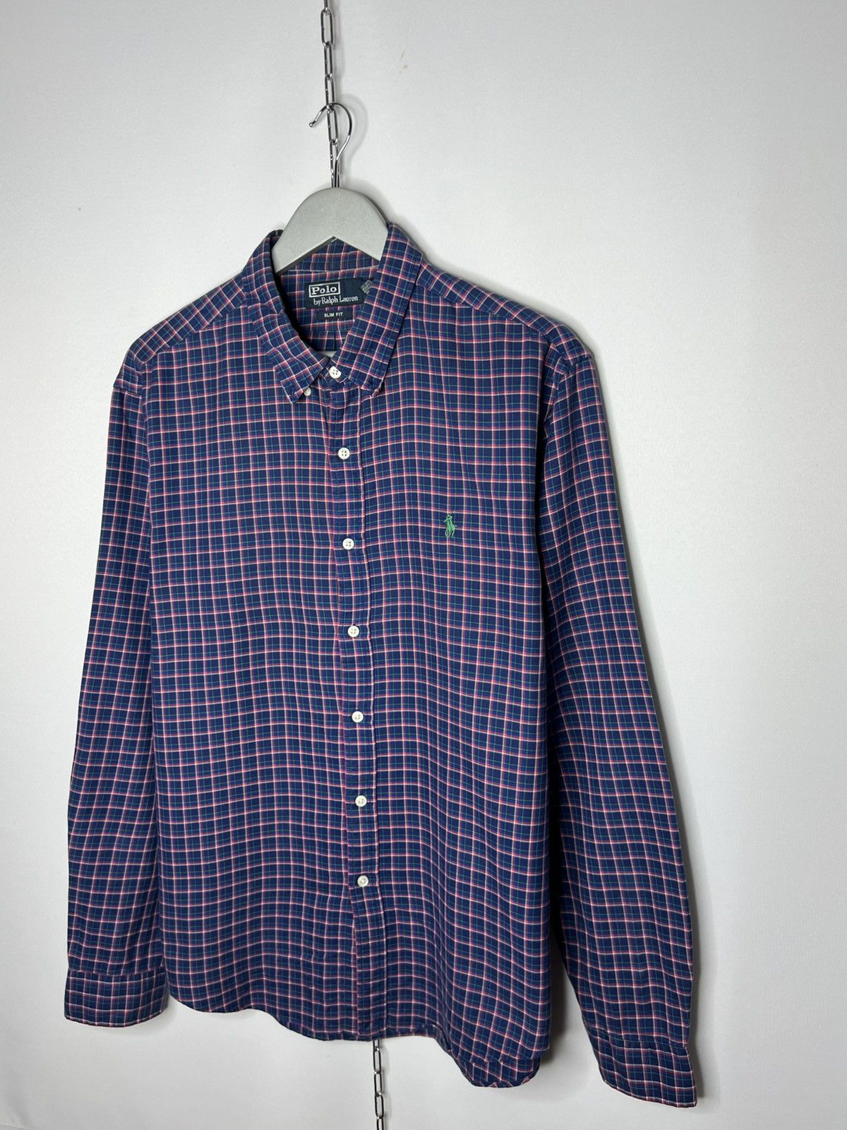 Polo Ralph Lauren Vintage Polo Ralph Lauren Plaid Shirt Long Sleeve Size US XL / EU 56 / 4 - 2 Thumbnail