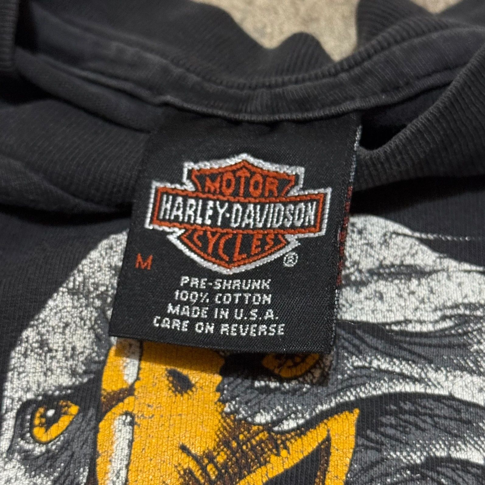 Harley Davidson Vintage 1993 Harley Davidson Eagle AOP t-shirt Size US M / EU 48-50 / 2 - 8 Thumbnail