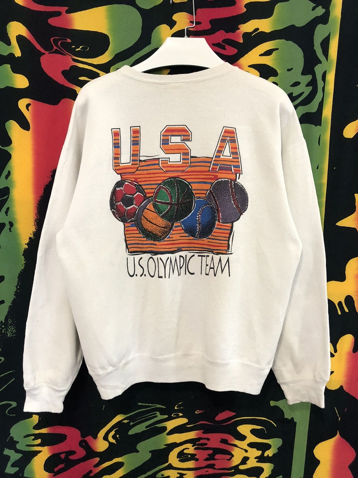 Champion Usa Olympics Vintage Vintage 80 s USA Olympic team sweatshirt Grailed
