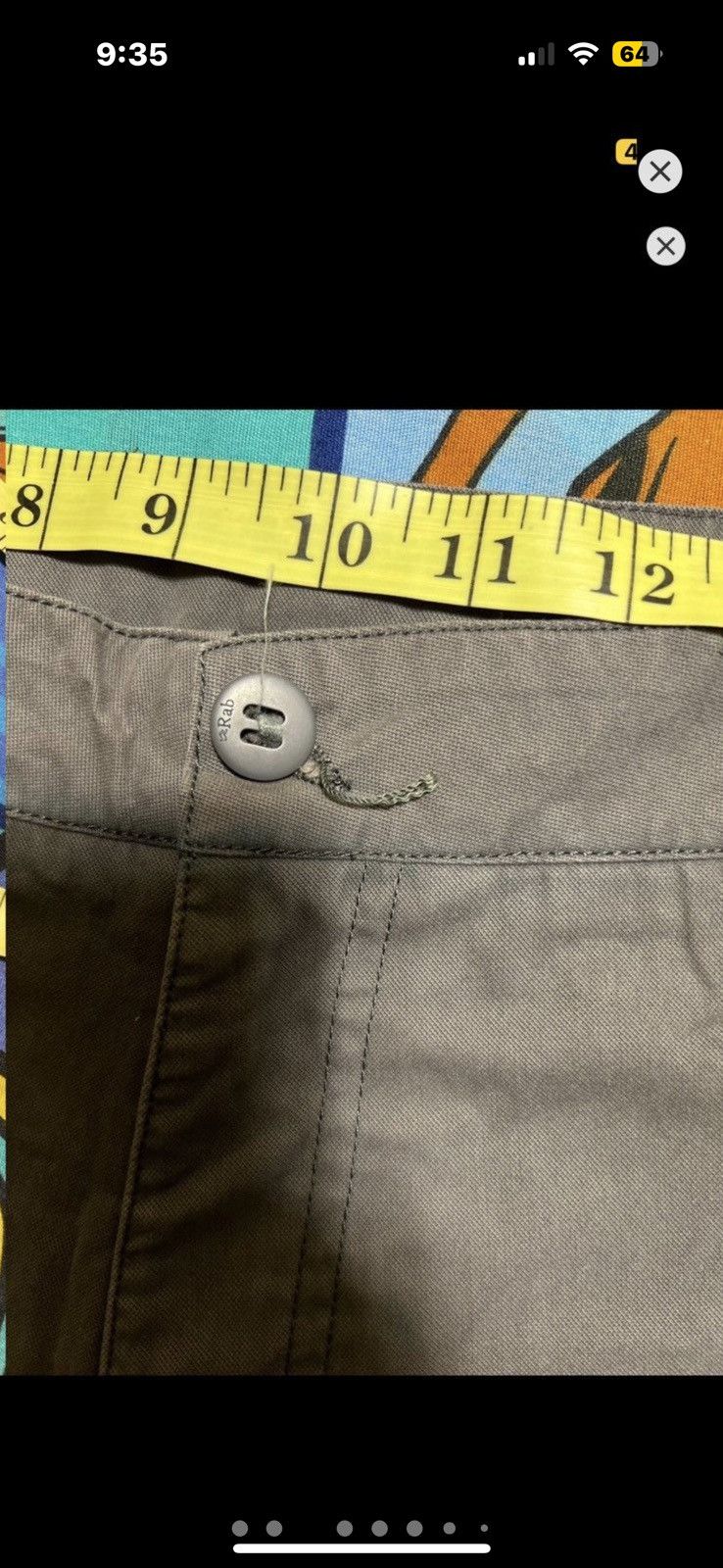 Rab ***FINAL DROP***RARE RAB UK TECHNICAL TREK SHORT 34 Size US 34 / EU 50 - 3 Thumbnail