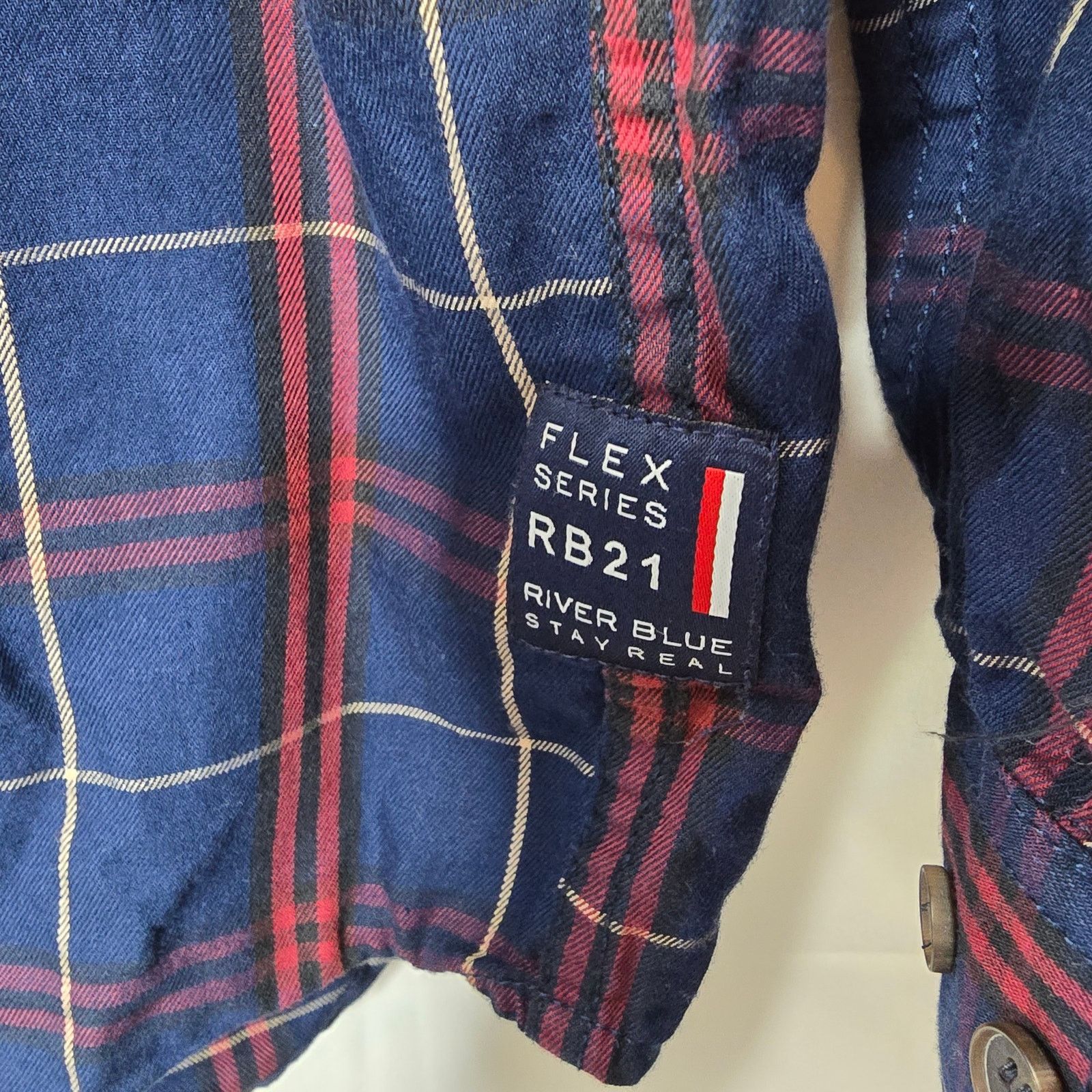 Other River Blue Flex Series RB 21 Plaid Button-up Shirt Size 2XL Size US XXL / EU 58 / 5 - 7 Thumbnail