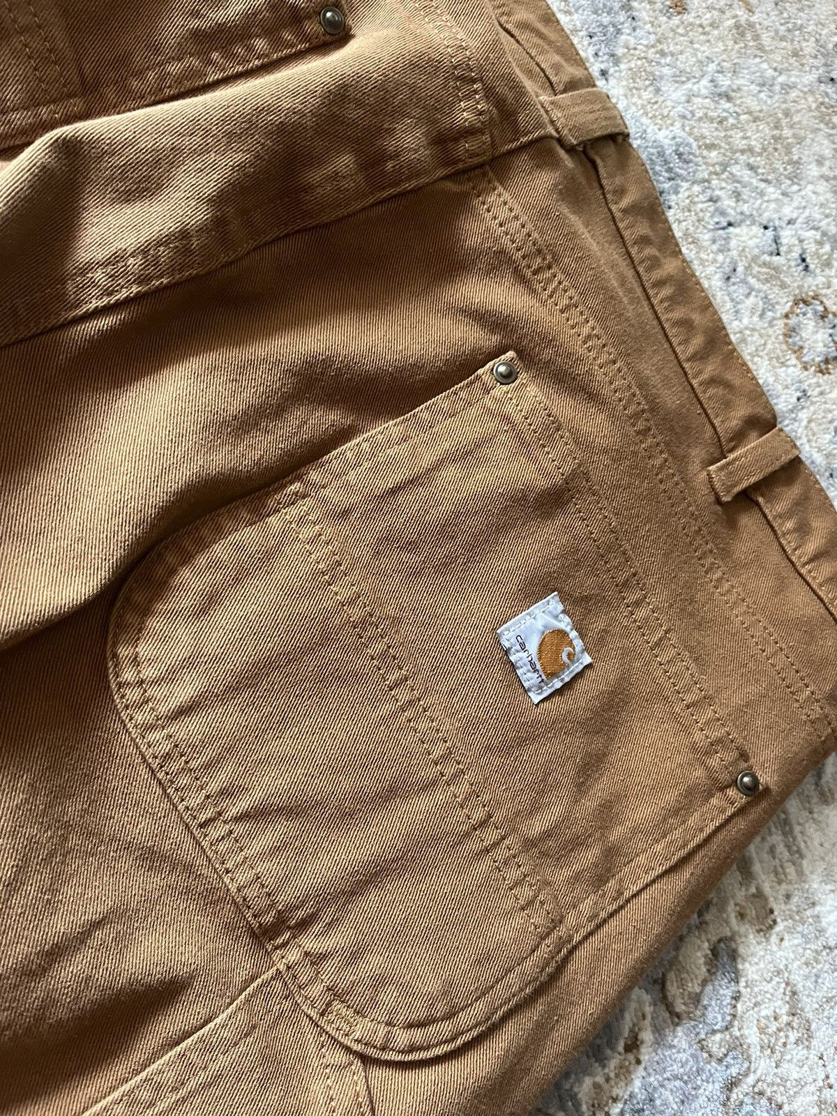 Carhartt Relaxed Carpenter Cargo Barn Double Front Twill Pants Size 38" / US 16 / IT 52 - 10 Thumbnail