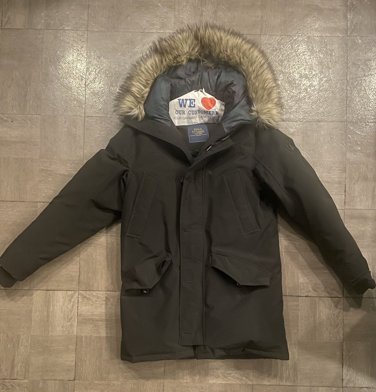 Polo Ralph Lauren Polo Ralph Lauren Men's Faux Fur-Trim Down Parka Size US S / EU 44-46 / 1 - 2 Thumbnail