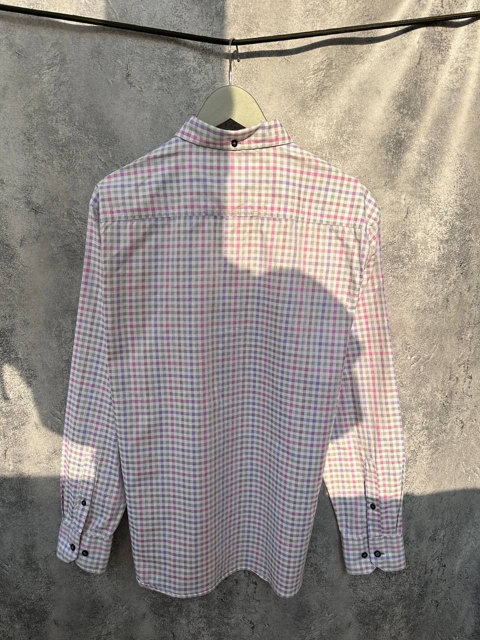 Balmain Balmain Paris Button Up Shirt Plaid Two Ply Cotton Size US XL / EU 56 / 4 - 3 Thumbnail