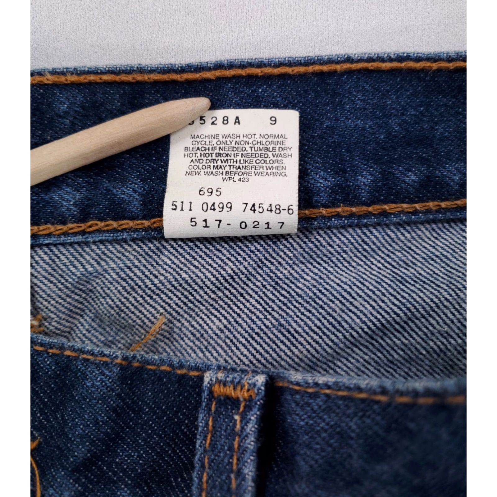 Levi's VINTAGE Levi's 517 Boot Cut Jeans Blue Mens 38x30 90s VTG Jeans Men Bootcut Blue 90s Levi's Mens 38 30 Size US 38 / EU 54 - 3 Thumbnail