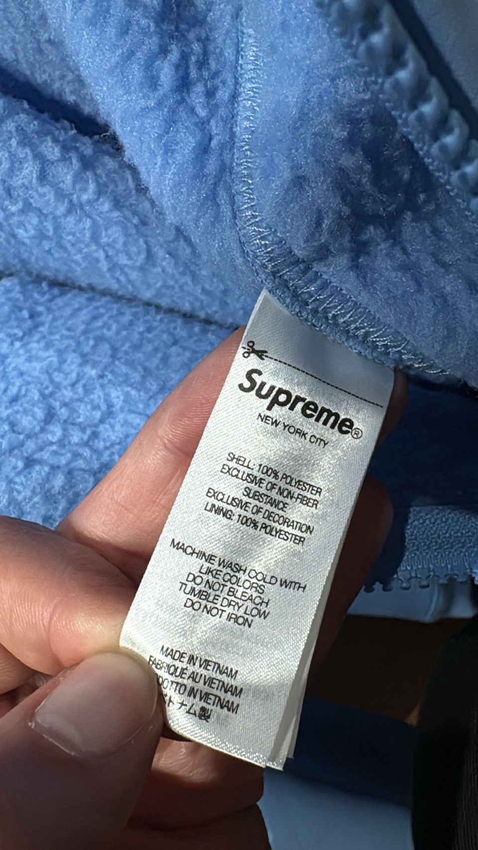 Supreme Supreme Gore-tex Baby Blue Jacket Size US M / EU 48-50 / 2 - 10 Thumbnail