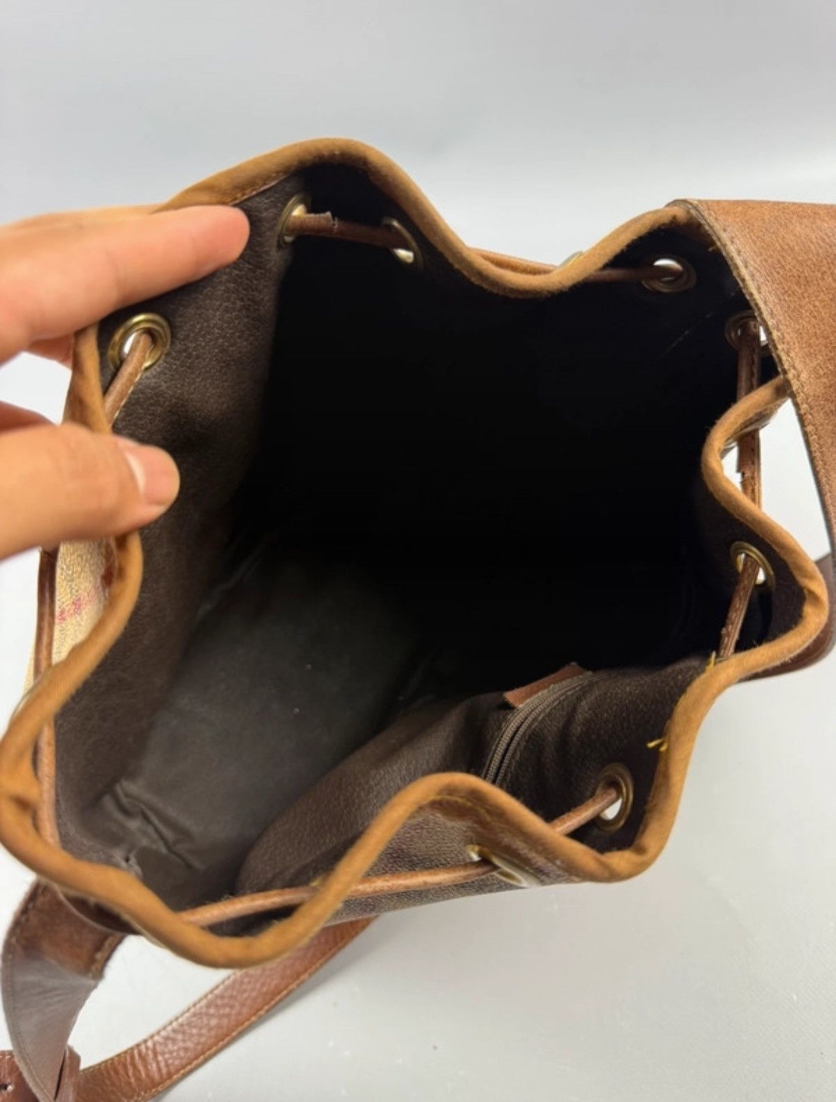Burberry Burberry bucketbag vintage whit novacheck monogram Size ONE SIZE - 14 Thumbnail