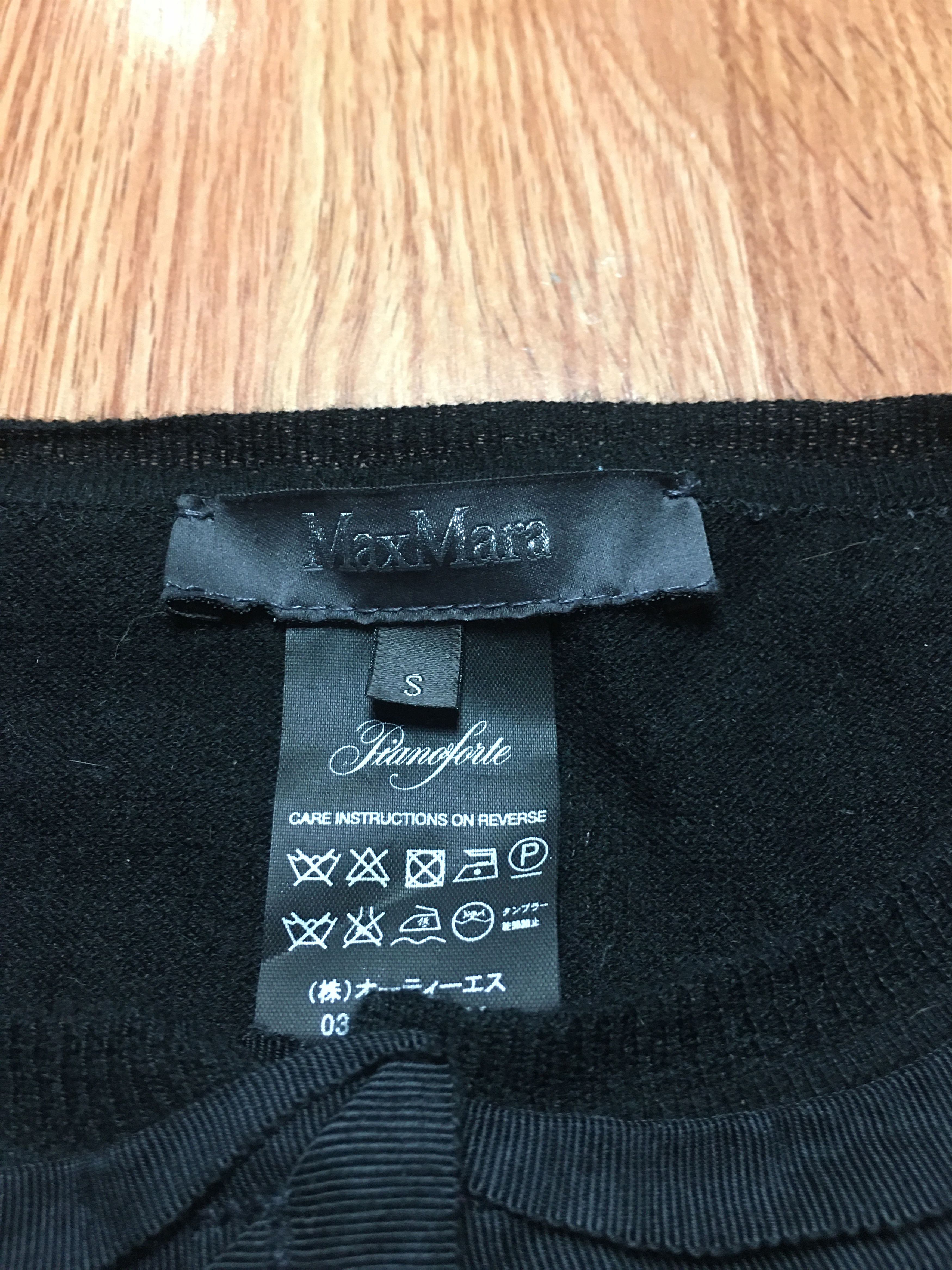 Max Mara Max Mara Pianoforte Silk Cashmere Flower Application Top S Size S / US 4 / IT 40 - 8 Thumbnail