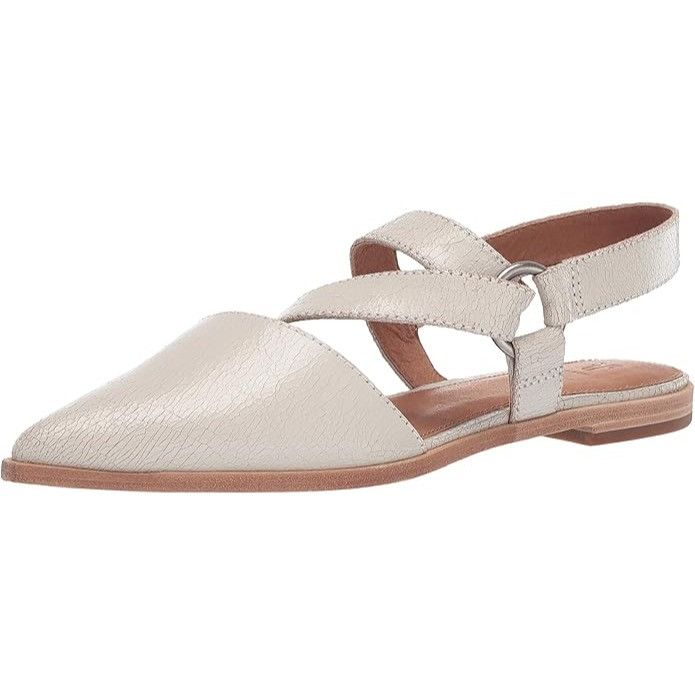 Other Frye Kenzie Strappy Harness Flat In Off White Sz 10 Size US 10 / IT 40 - 1 Thumbnail