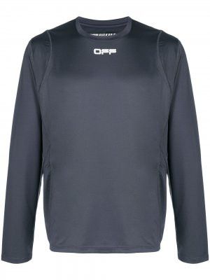 Off-White o1gr1nt0125 Active L/S T-Shirt in Dark Grey Size US S / EU 44-46 / 1 - 1 Thumbnail