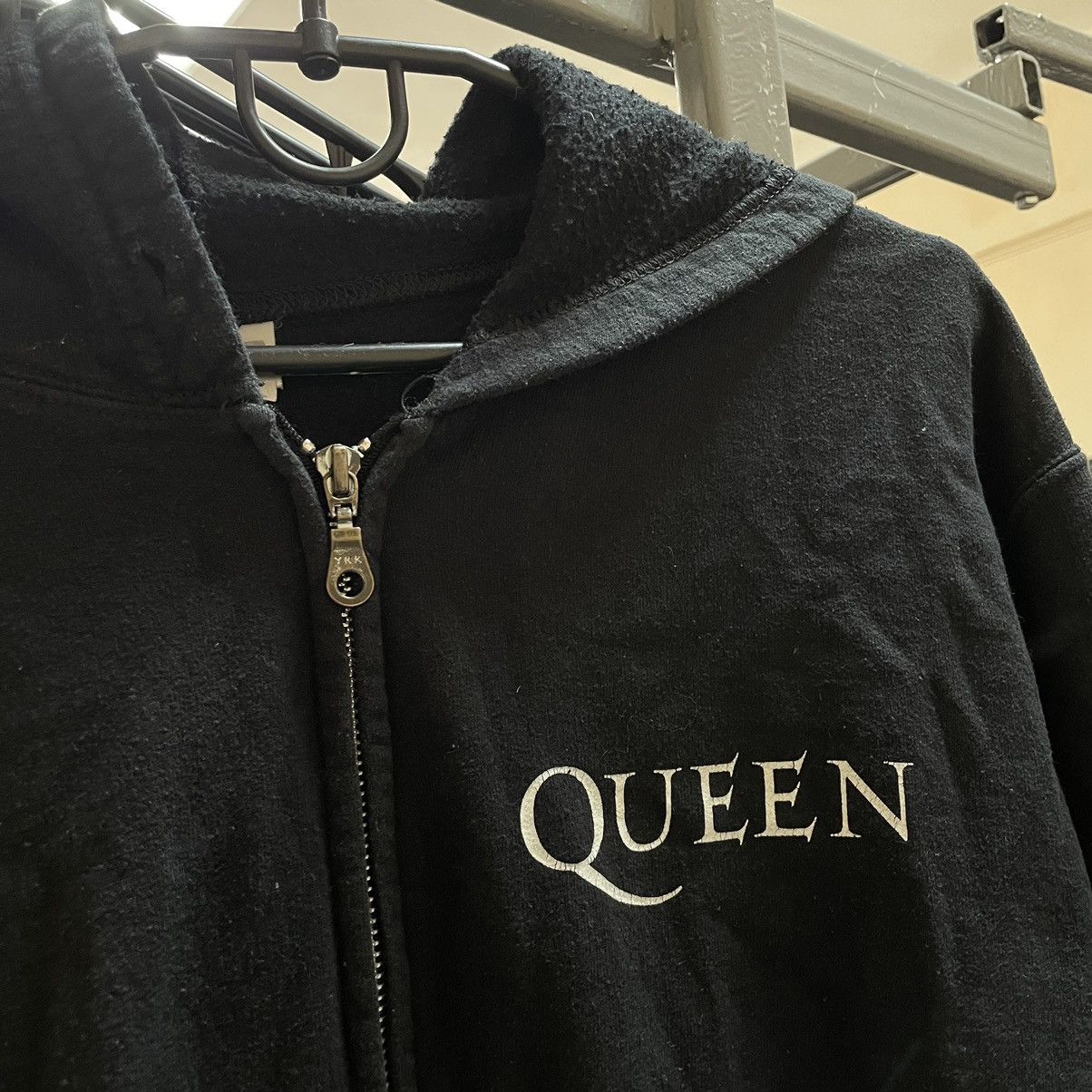 Hysteric Glamour × Japanese Brand × Vintage STEAL! 2000s Queen Show Logo Zip Hoodie chrome balenciaga Size US M / EU 48-50 / 2 - 4 Thumbnail