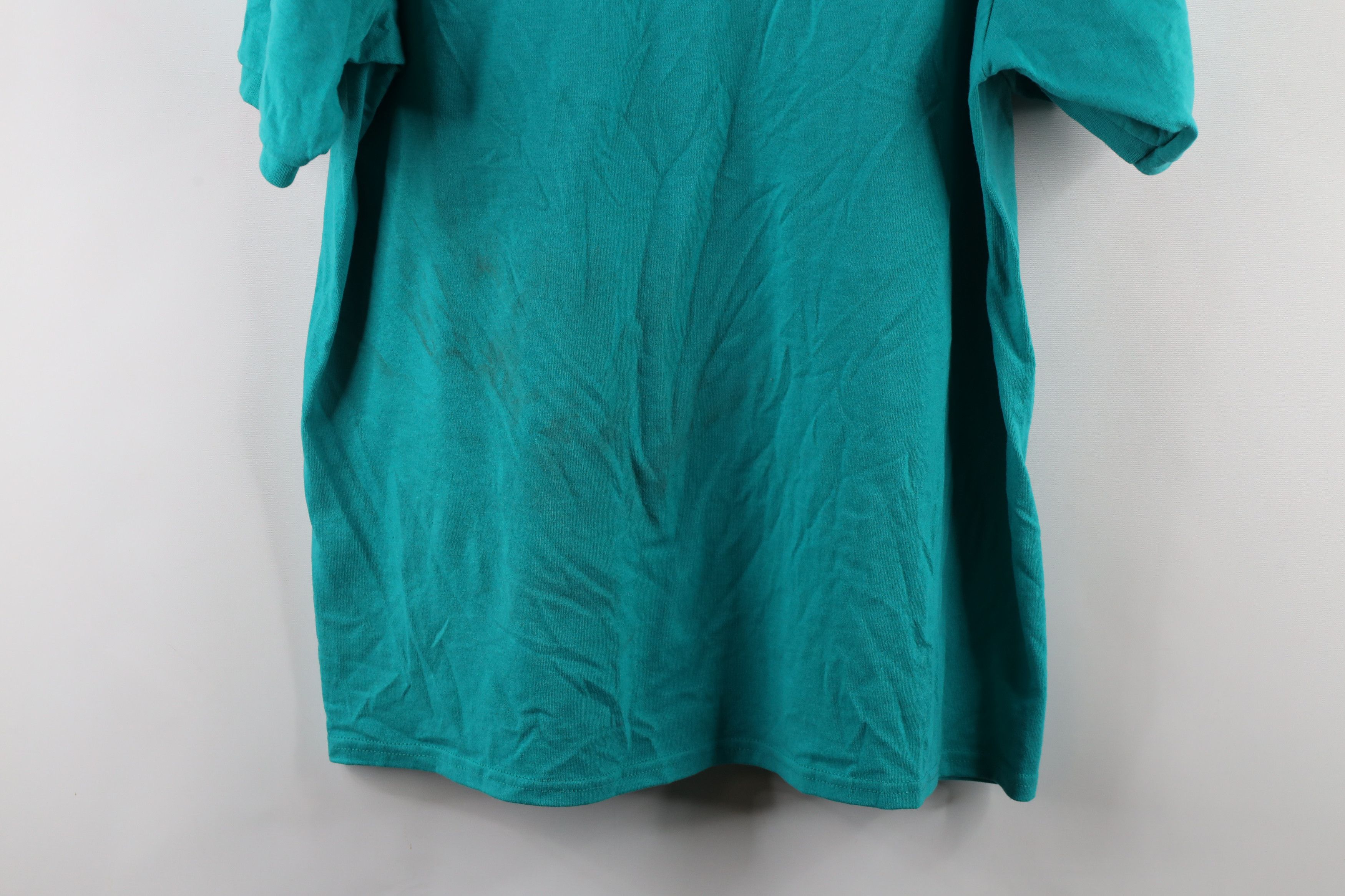 Vintage Vintage 90s Toledo Zoo & Aquarium Collared Polo Shirt Teal Size US L / EU 52-54 / 3 - 12 Thumbnail