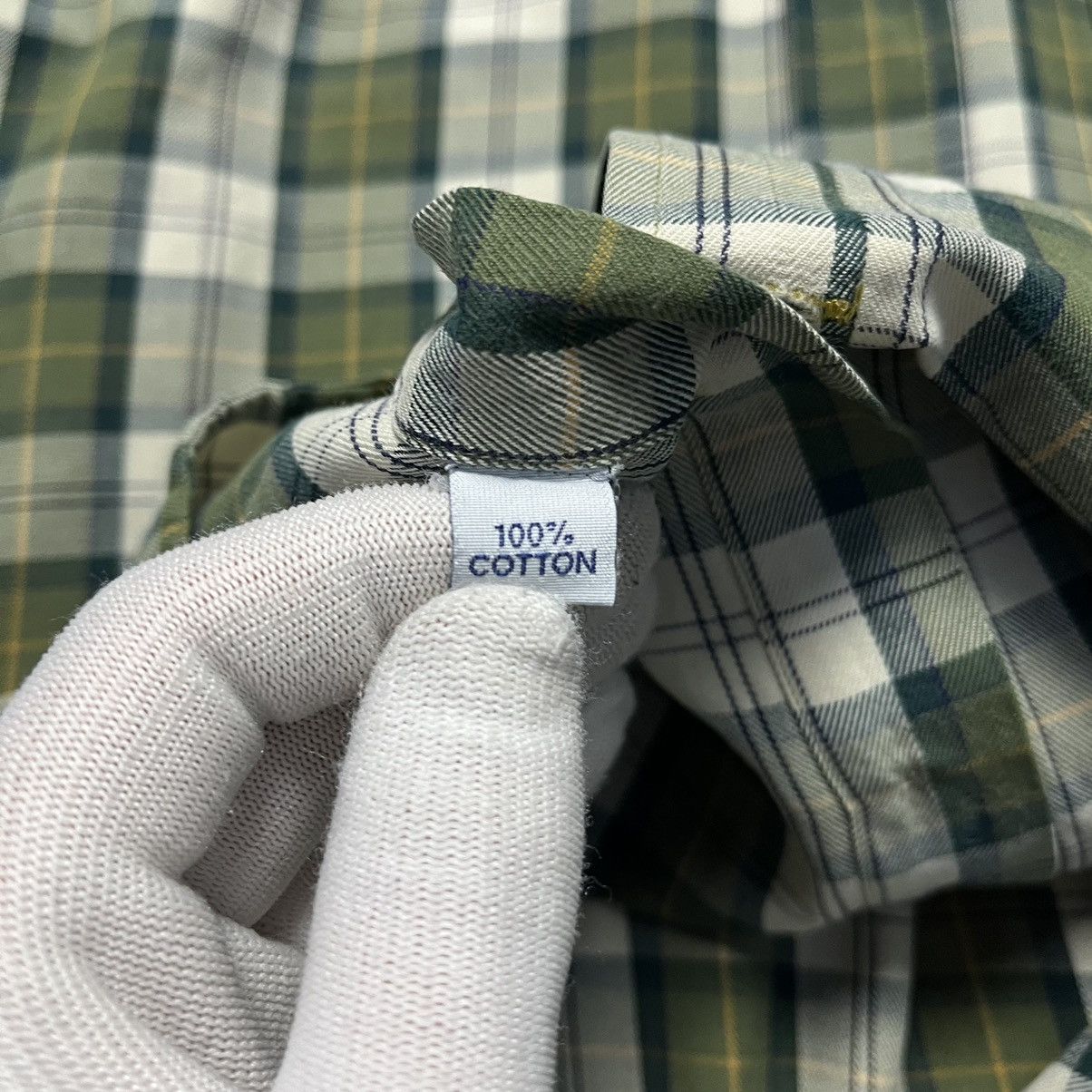 Barbour × Designer Vintage Barbour Checkered Flannel Shirt Luxury Button Down Size US M / EU 48-50 / 2 - 5 Thumbnail
