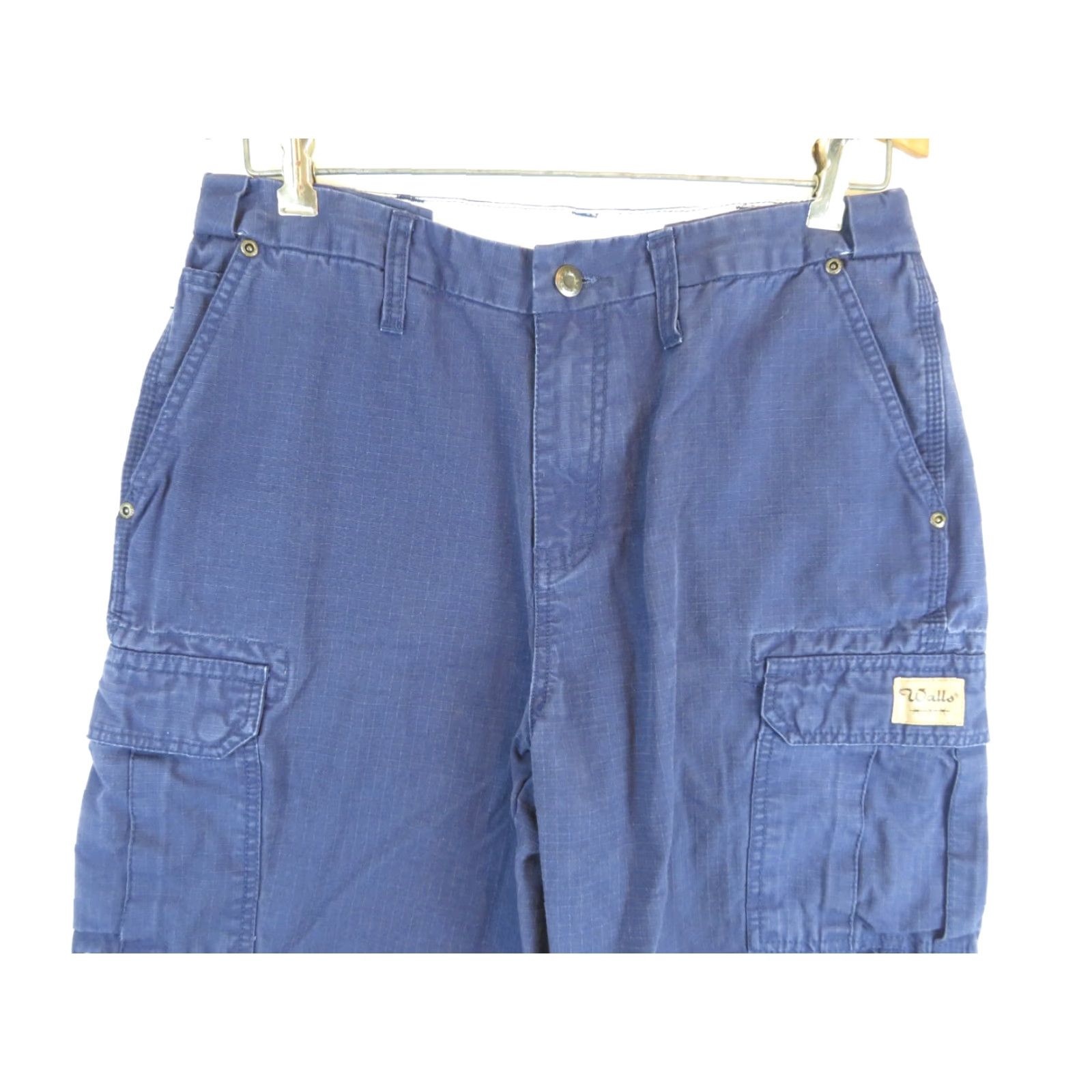 Walls Walls Cargo Shorts Women 8-10 Blue Workwear Farm Outdoor Cargo Shorts Ladies Mens? Size 30" / US 8 / IT 44 - 3 Thumbnail