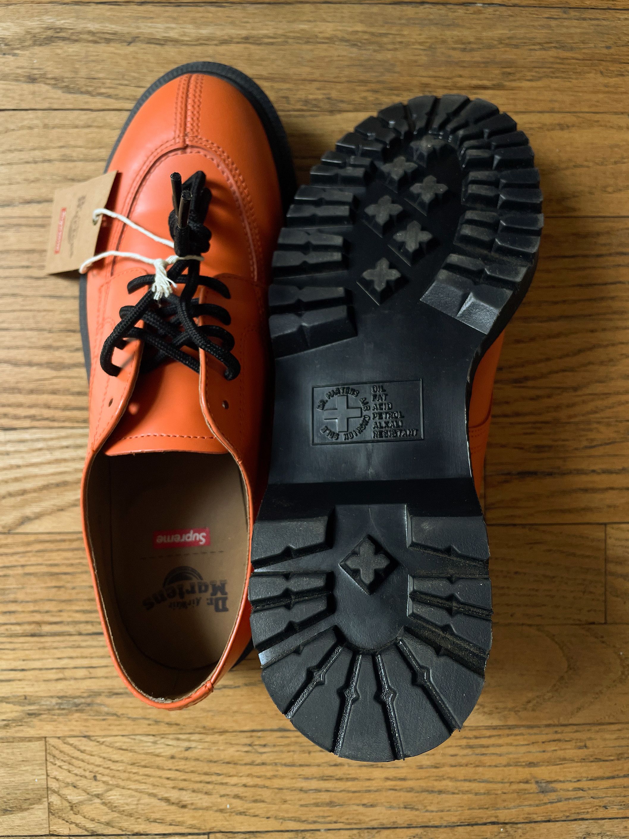 Dr. Martens × Supreme Supreme 2046 Doc Martens Orange Shoes Size 9M US Size US 9 / EU 42 - 9 Thumbnail