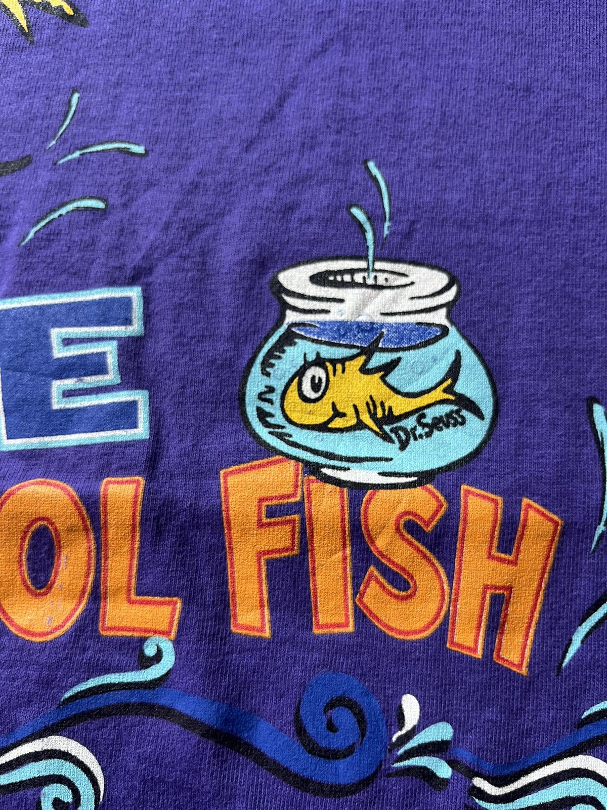 Disney Vintage Dr. Seuss One Cool Fish 90’s T-Shirt Size US L / EU 52-54 / 3 - 7 Thumbnail