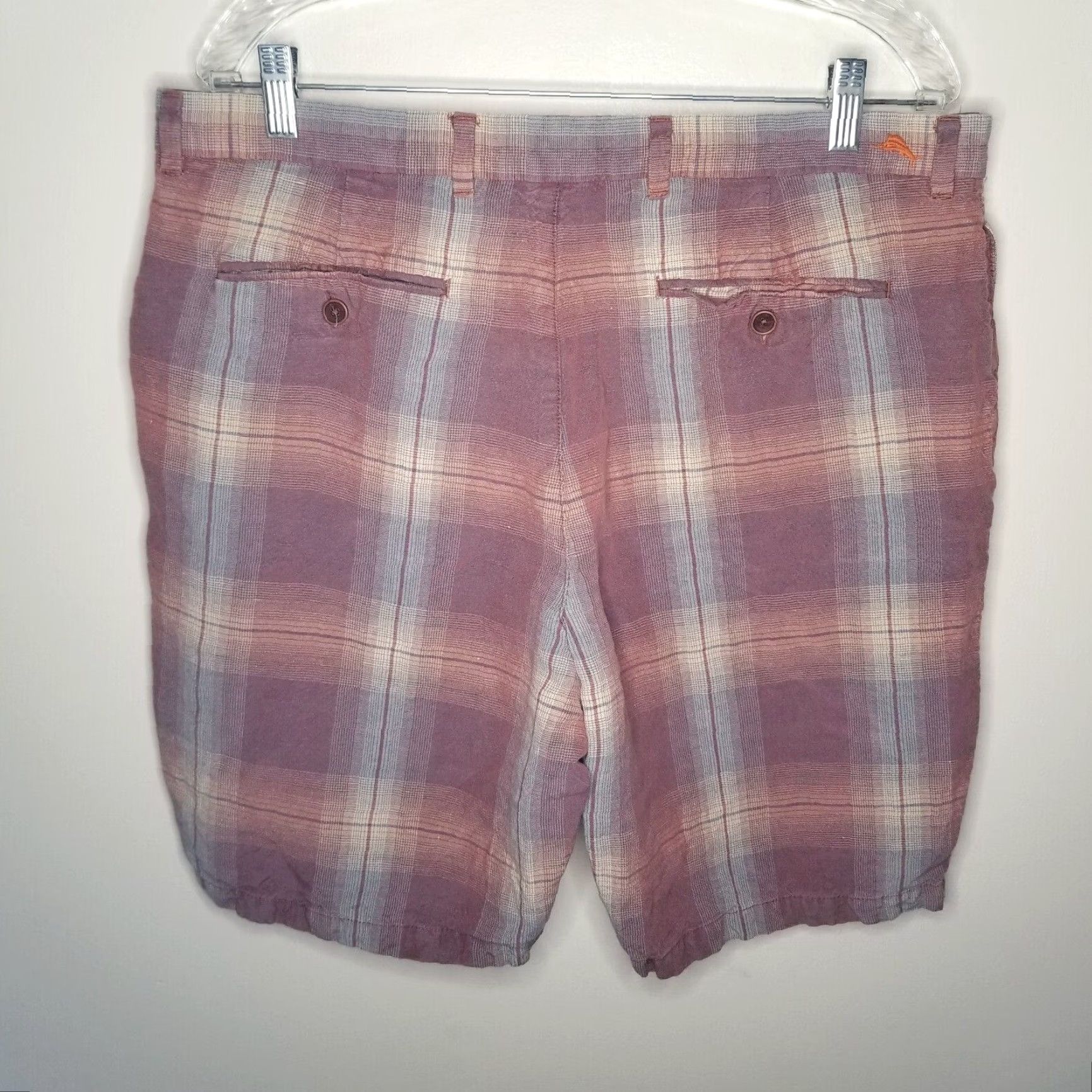 Tommy Bahama TOMMY BAHAMA Men's Bermuda Shorts Red Plaid Size 36 Paradise Nation Size US 36 / EU 52 - 5 Thumbnail