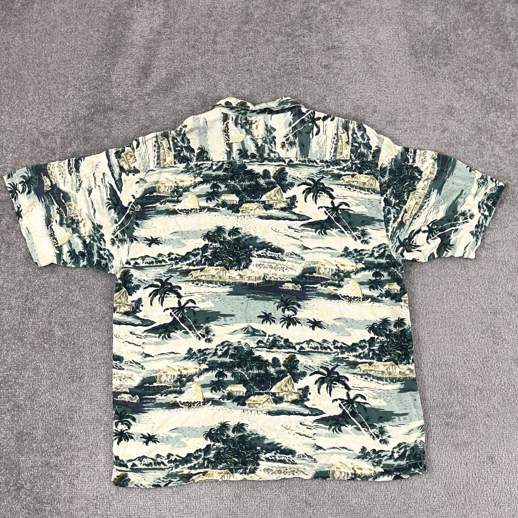 Tommy Bahama Tommy Bahama Shirt XL Mens Green Island Aloha Hawaiian Resort Size US XL / EU 56 / 4 - 5 Thumbnail