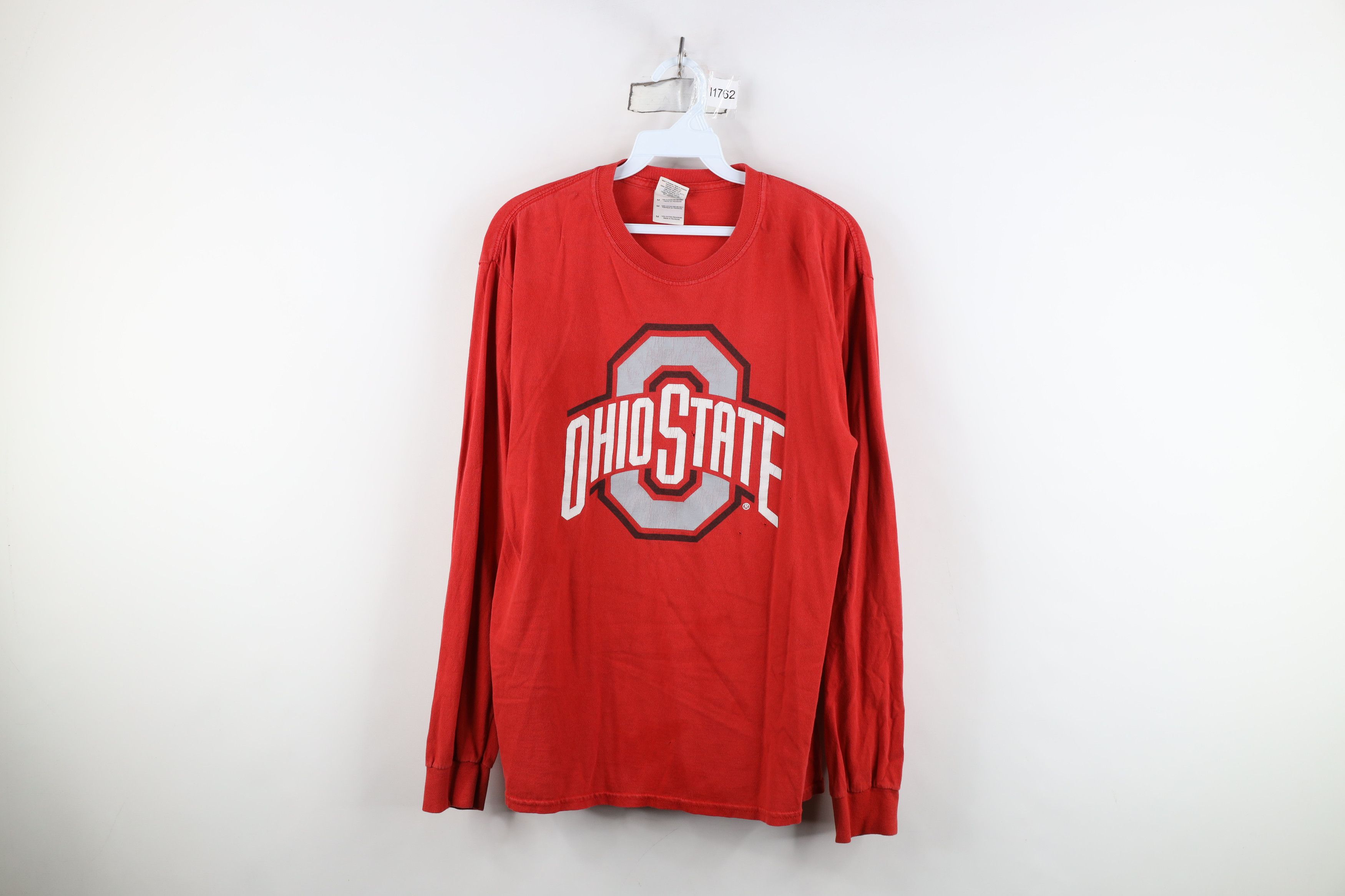 Vintage Vintage Y2K Ohio State University Long Sleeve T-Shirt Red Size US M / EU 48-50 / 2 - 1 Thumbnail